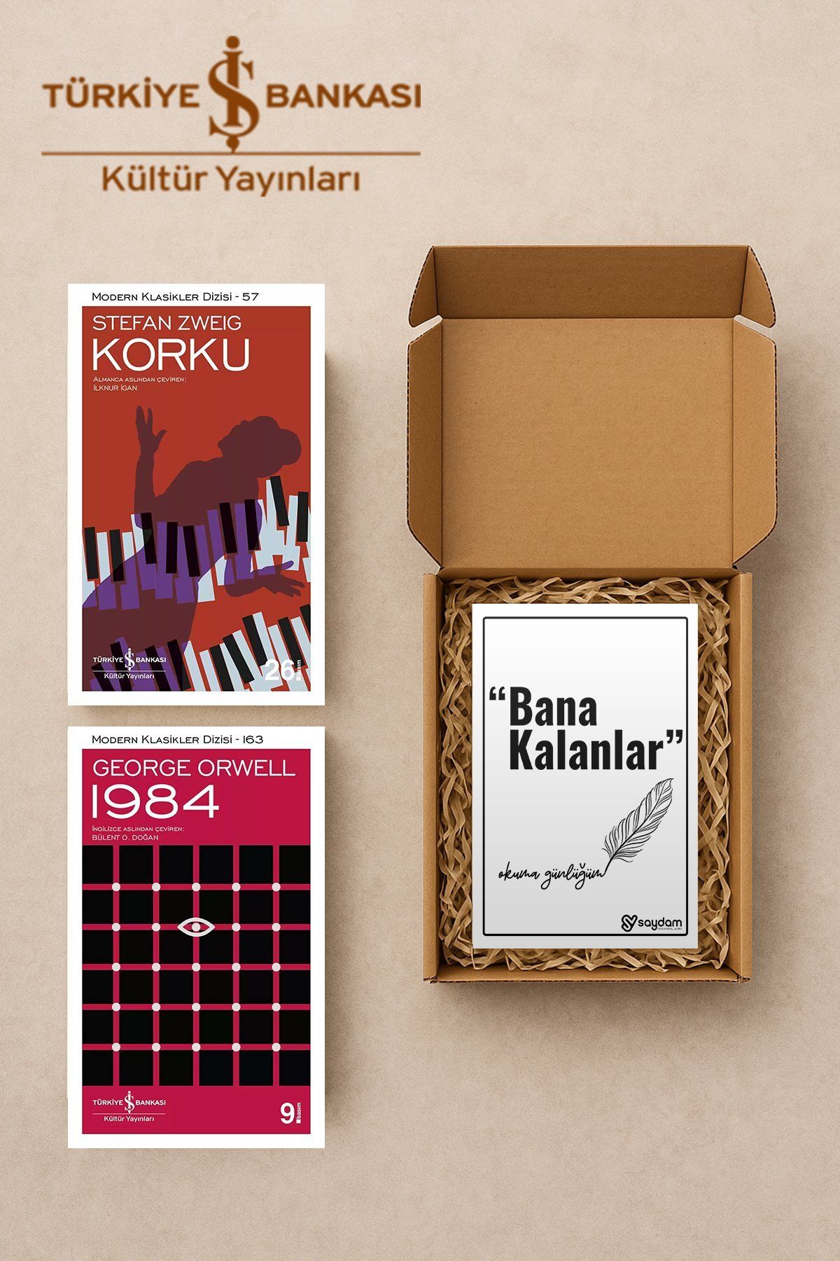 TÜRKİYE İŞ BANKASI KÜLTÜR YAYINLARI Korku & 1984 Seti