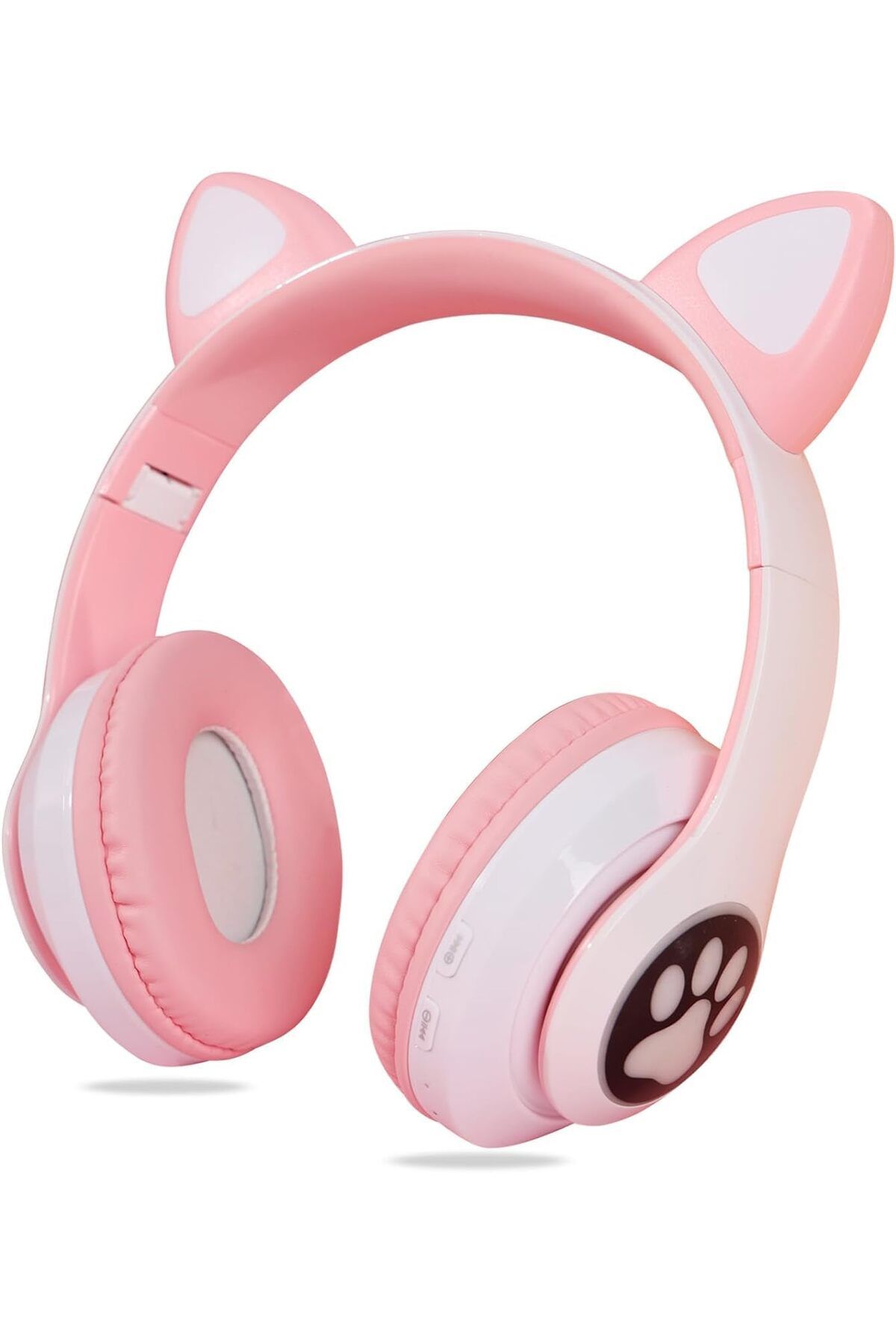 Mena Rise TuonShop Kedili Patili A KALİTELİ Kulaküstü Bluetooth Kulaklık Cat Yetişkin Mikrof
