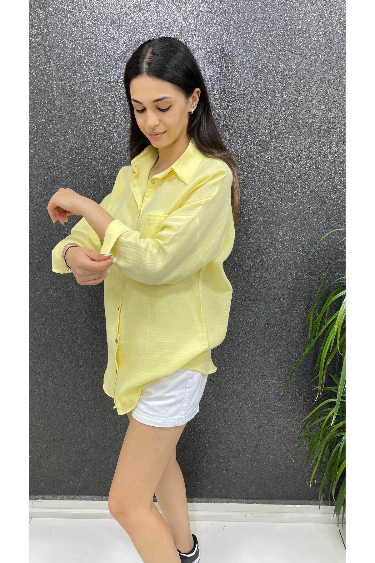 SENİOR MÜSLİN GÖMLEK SALAŞ MODEL