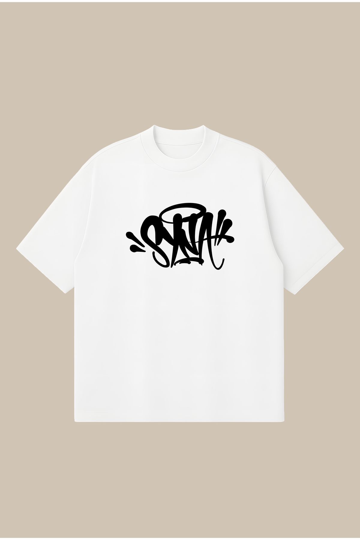 PURE POWER Synaworld Boxy Fit Oversize Unisex Tshirt – Baskılı Tişört | Streetwear
