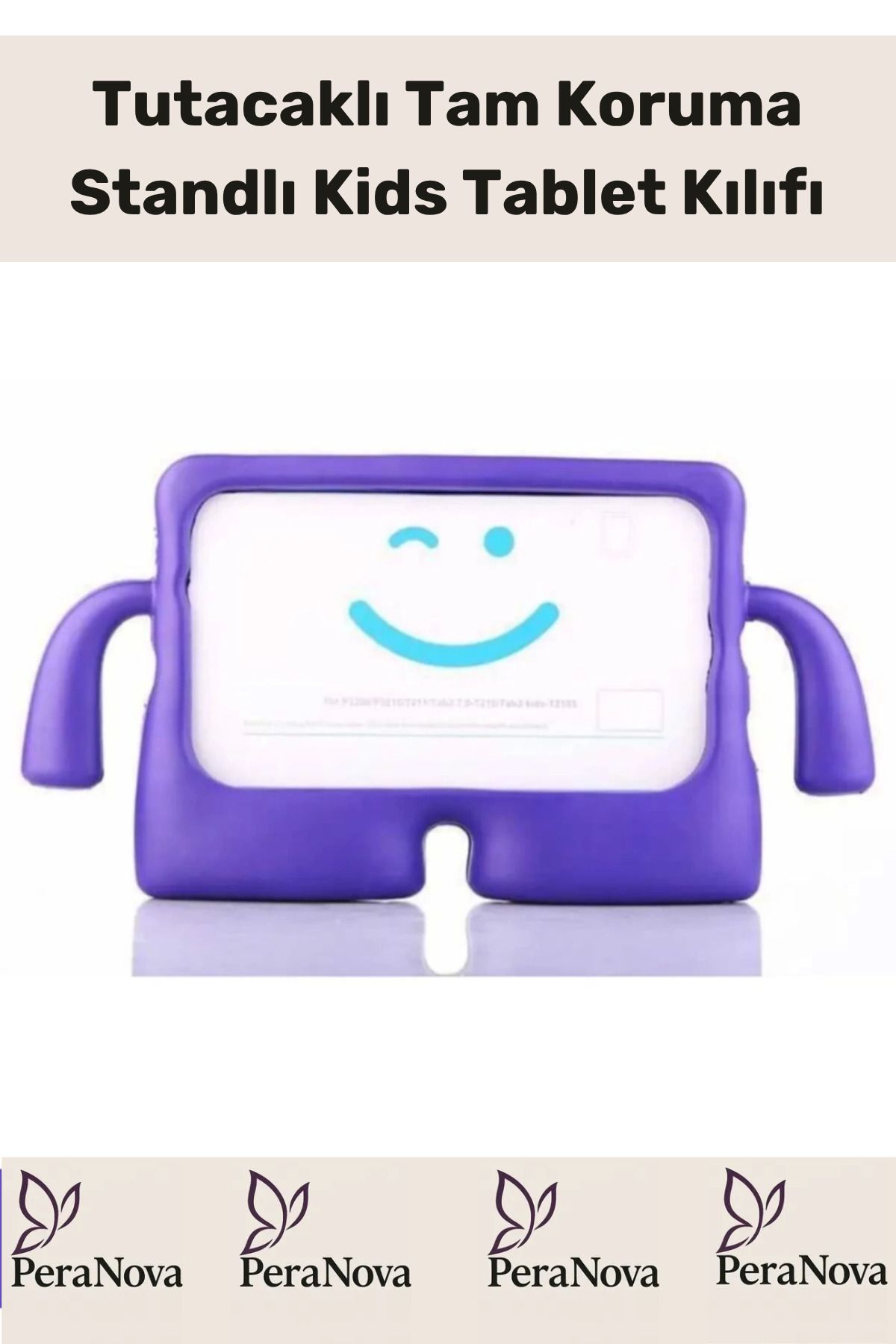 PeraNova Özel Seri Apple Samsung Uyumlu 11 Inç Yumuşak Dokulu Tutacaklı Tam Koruma Standlı Kids