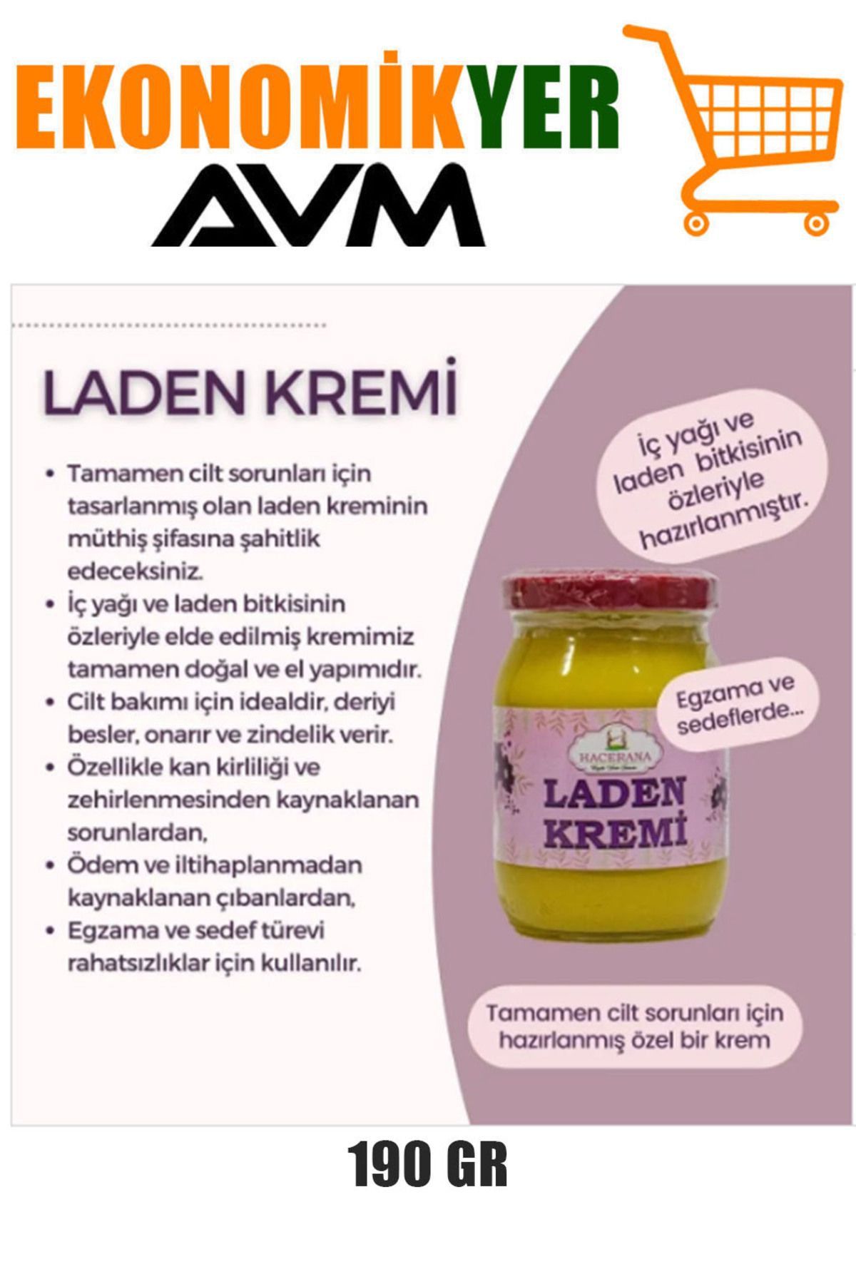LADEN KREMİ ekonomikyer avm