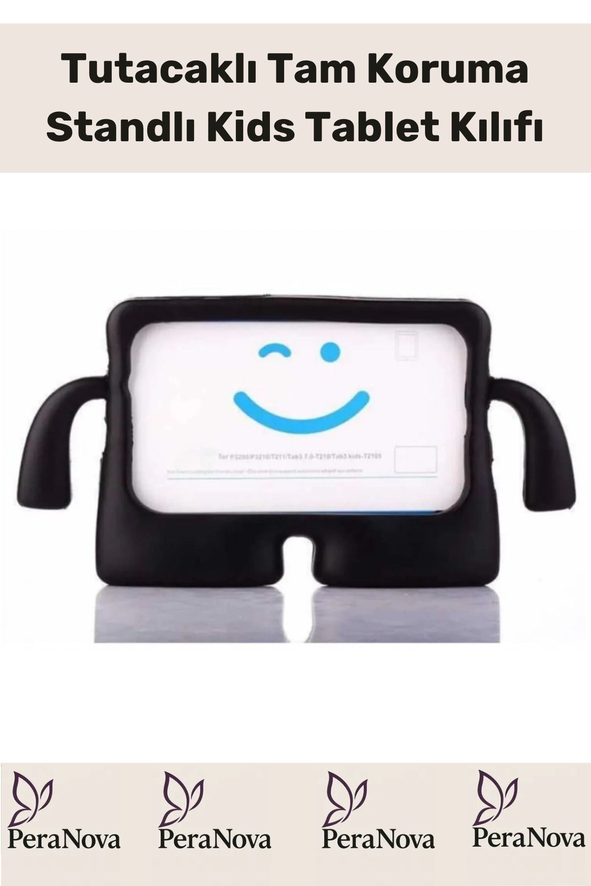 PeraNova Özel Seri Apple Samsung Uyumlu 11 Inç Yumuşak Dokulu Tutacaklı Tam Koruma Standlı Kids
