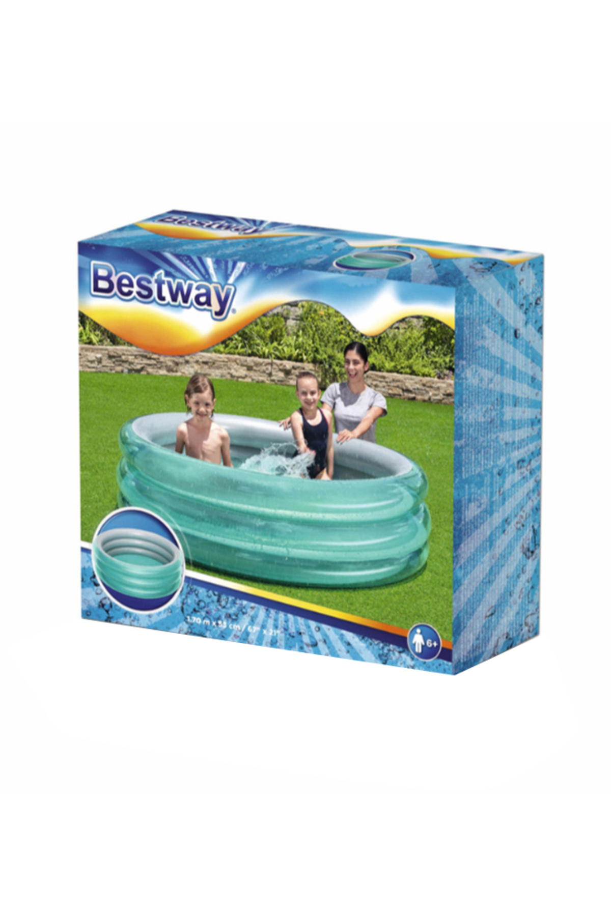 BESTWAY-Large three-ring metal pool -26-51042 6