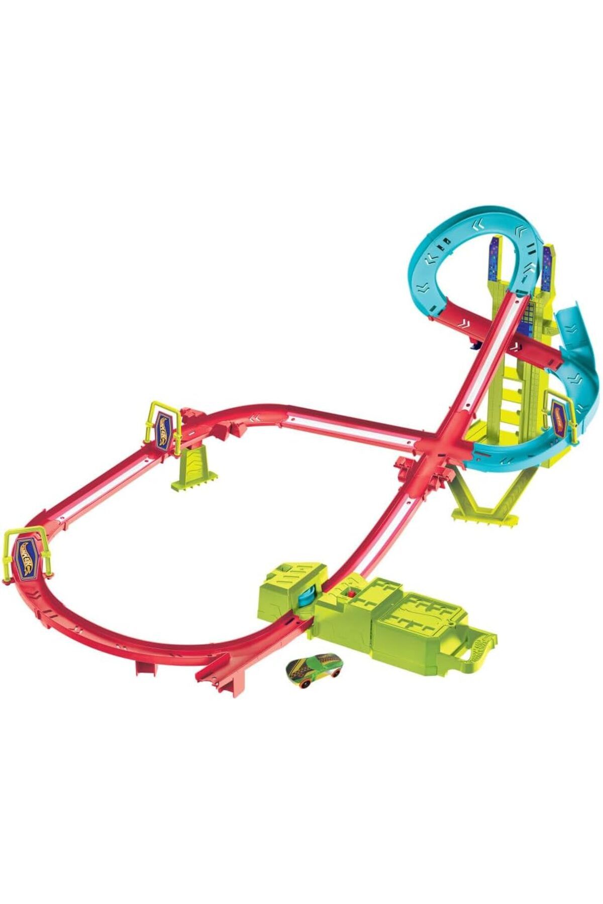 Mena Rise TuonShop Wheels Neon Yarışlar Çoklu Yarış Heyecan Pist Seti HPC07 1122991
