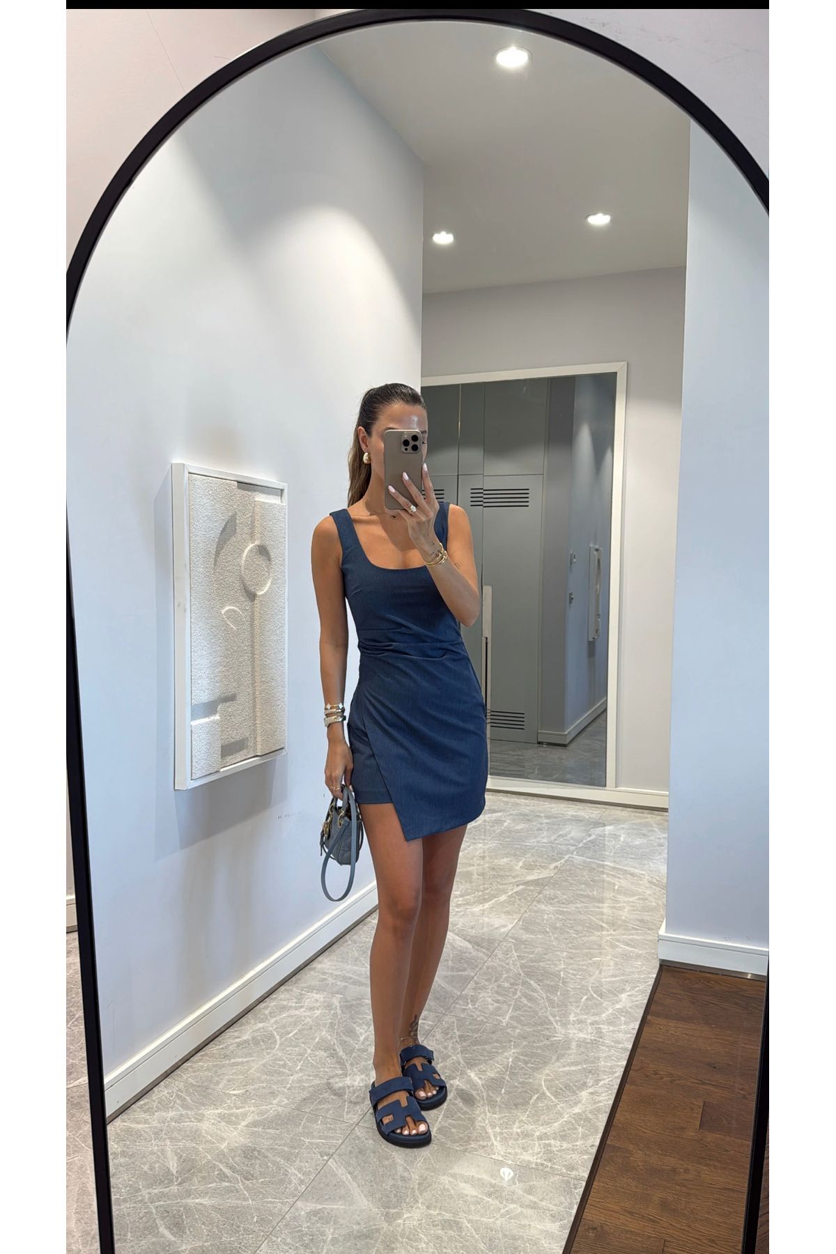sinemkivanc co DRAPELİ ŞORT ETEKLİ MİNİ ELBİSE