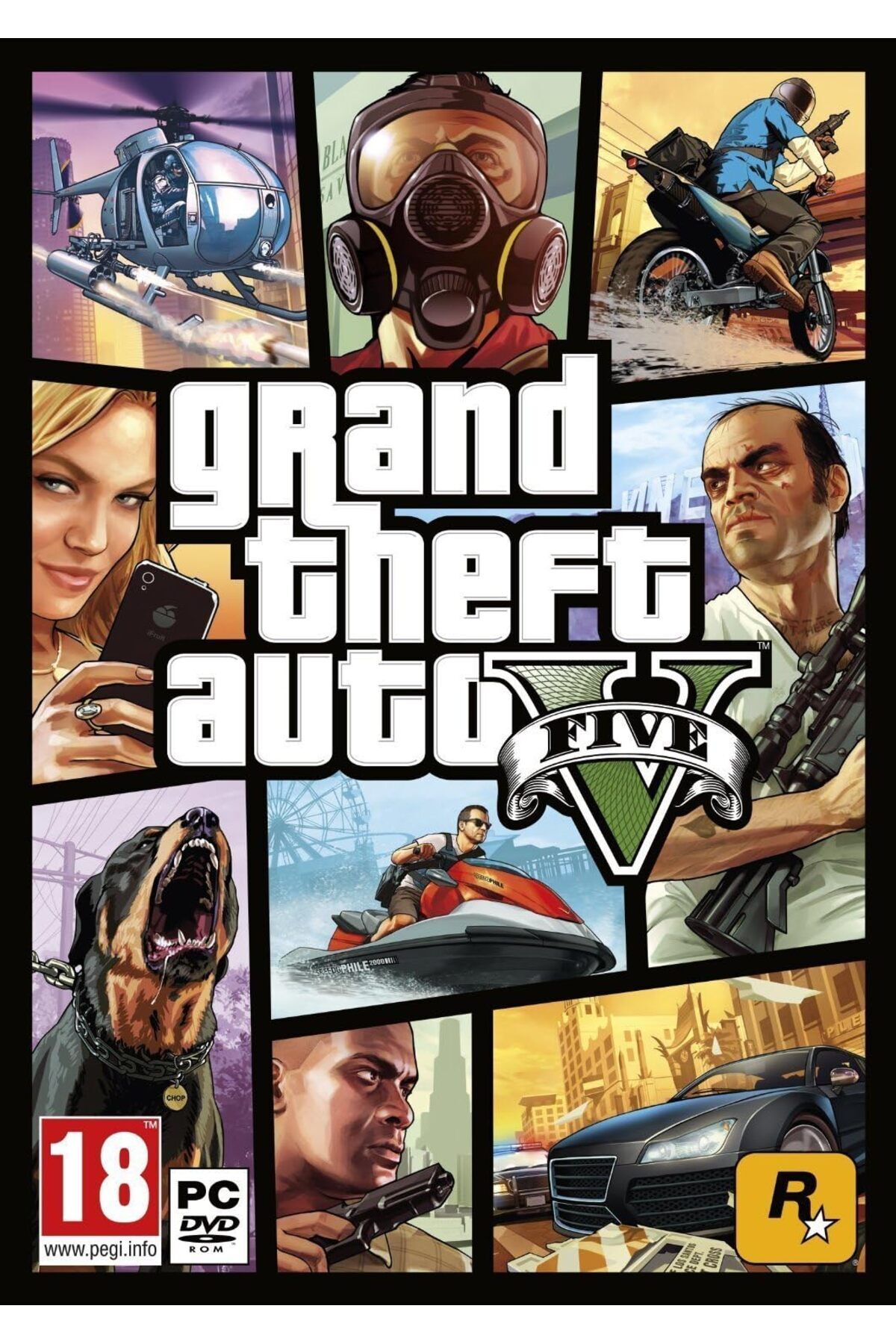 Rockstar GTA 5 Grand Theft Auto Bilgisayar Oyunu