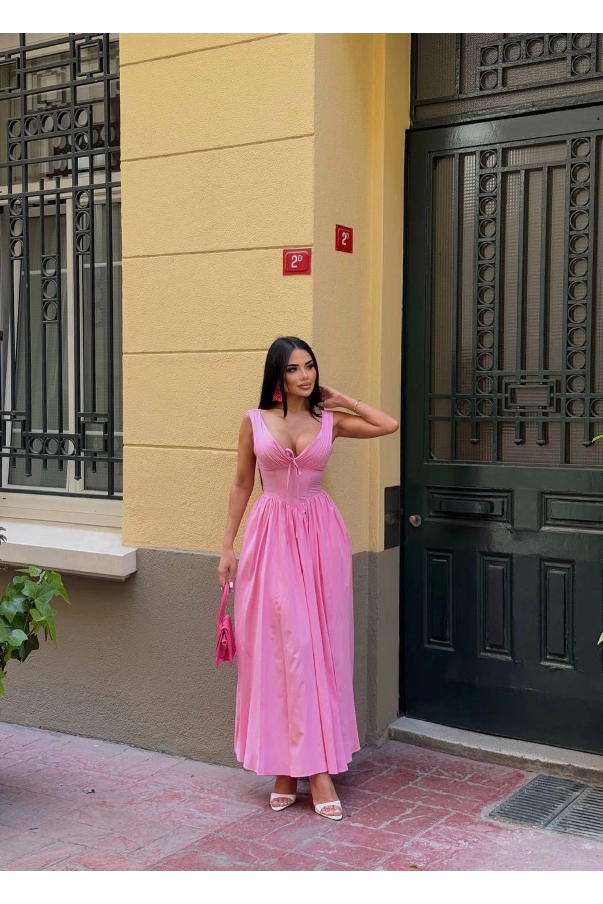 Balenli Prenses Pudra Elbise