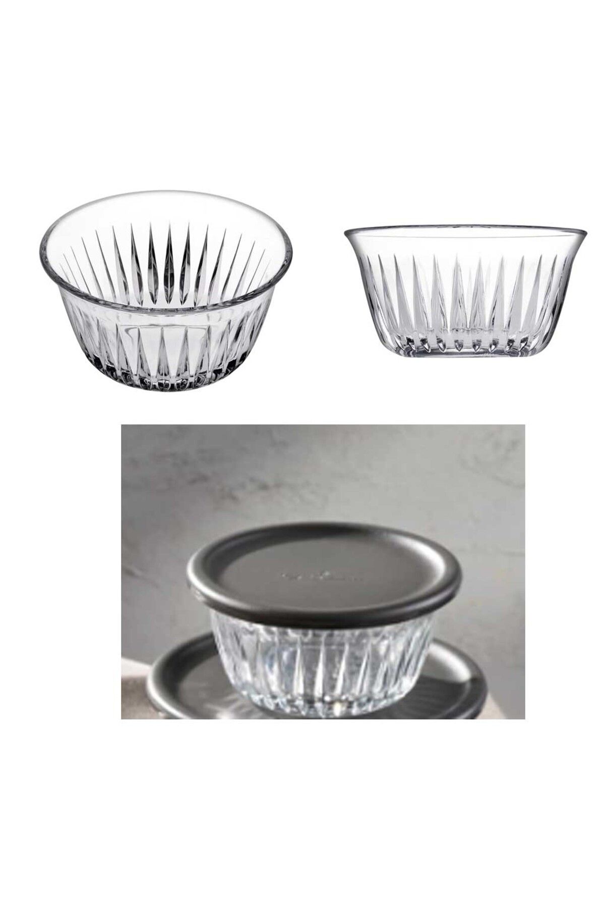 Paşabahçe-Six Plastic Lid Storage Container 175 Cc 1