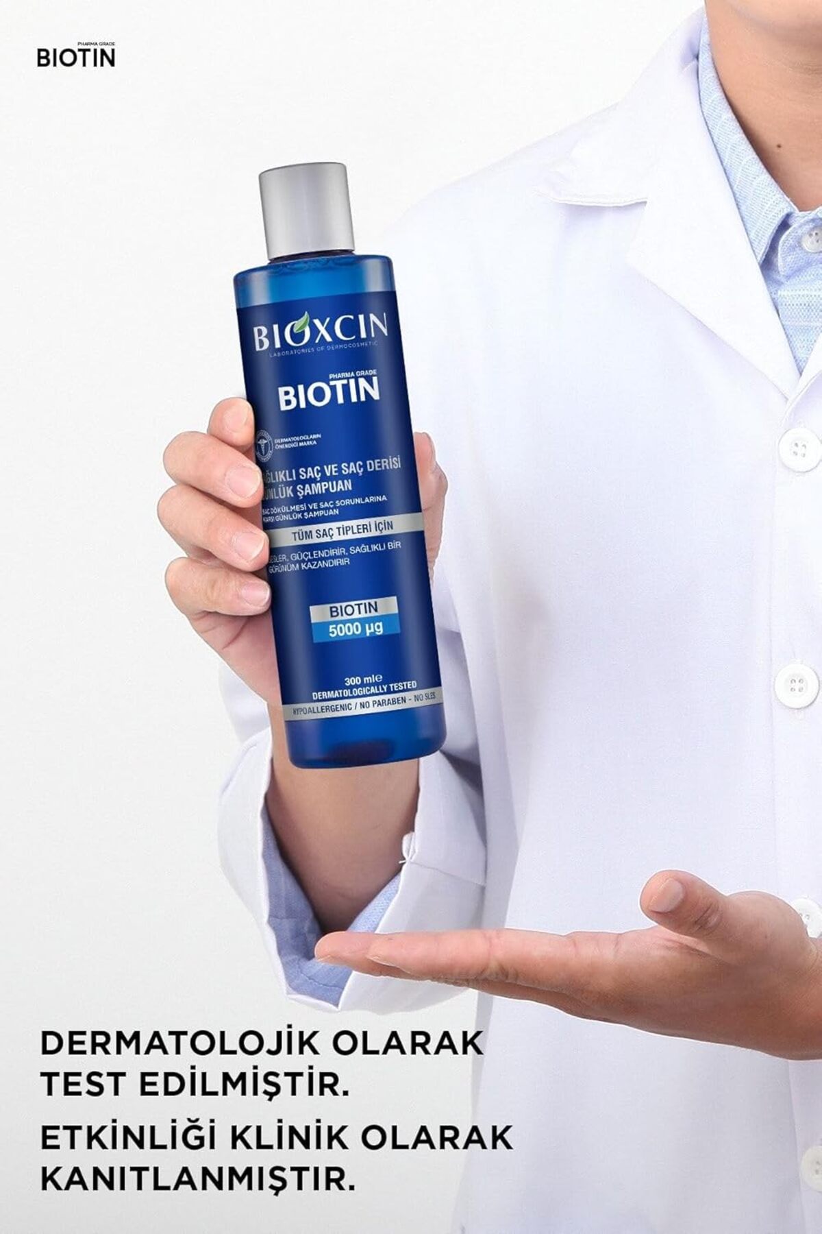 Saç Dökülmesi Karşıtı Avantajlı Set - Biotin Şampuan 300 ml + Biotin 5000 Mcg 60 Tablet X2 Adet — snowcosmetic-bioxcinseti1 — تصویر 7 از 7