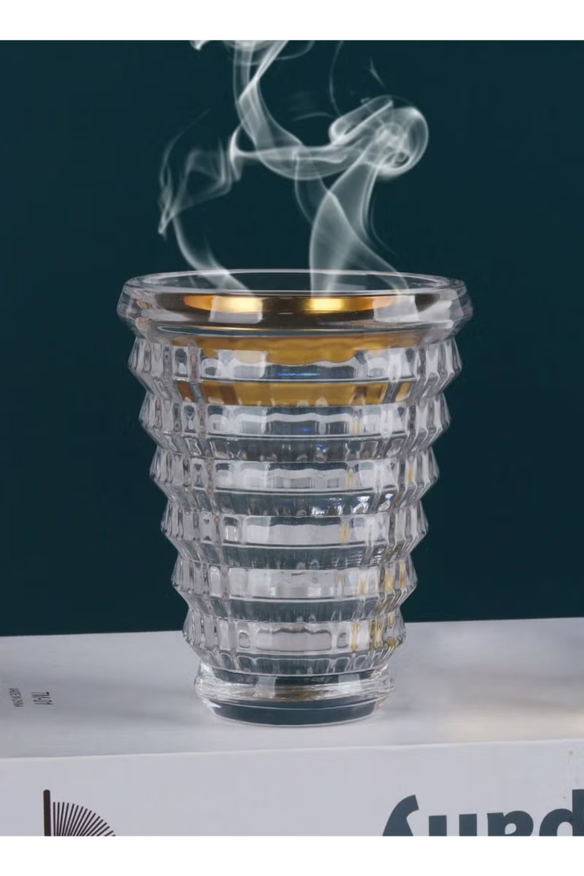 مبخرة كريستال فاخرة بتصميم عصري، مبخرة بخور زجاجية...