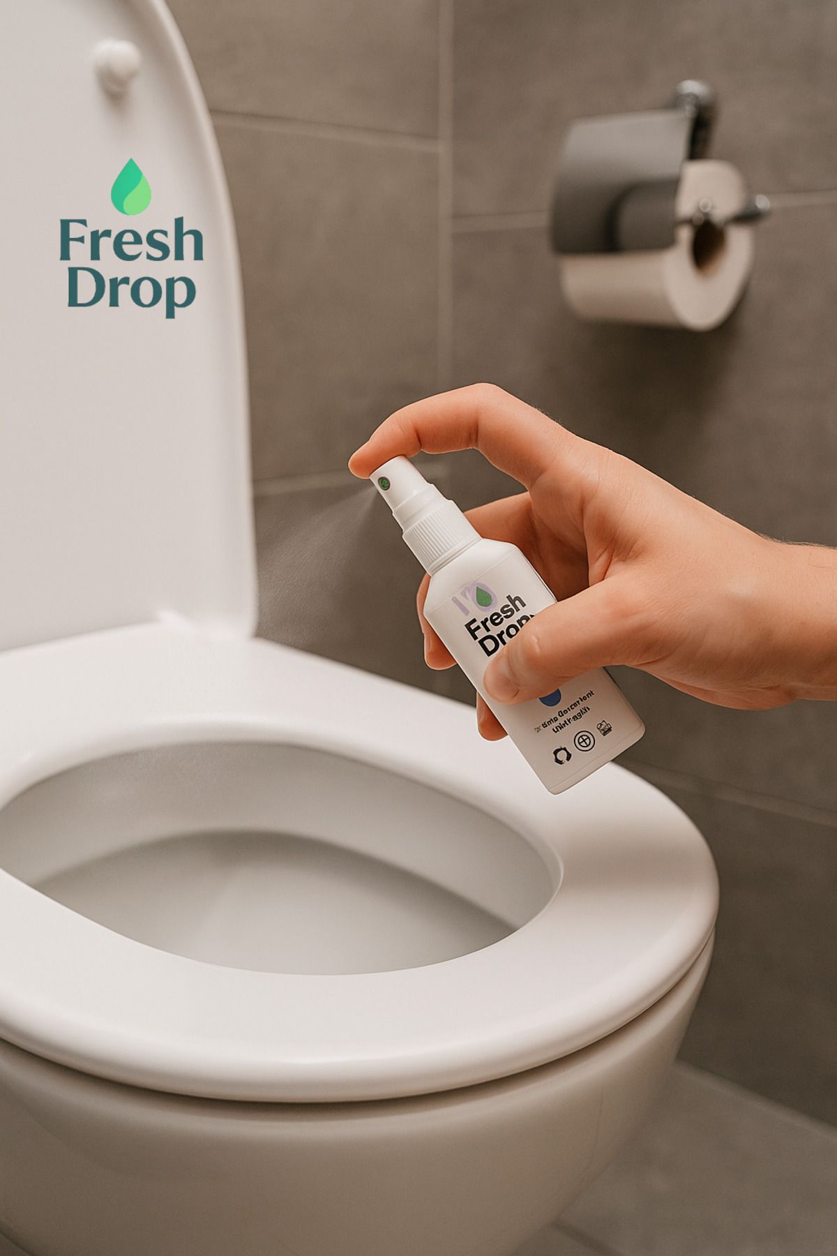 dalip-Odorizant Spray pentru WC Fresh Drop, Lavanda, Elimina Mirosul și Igienizeaza, 50ml 7