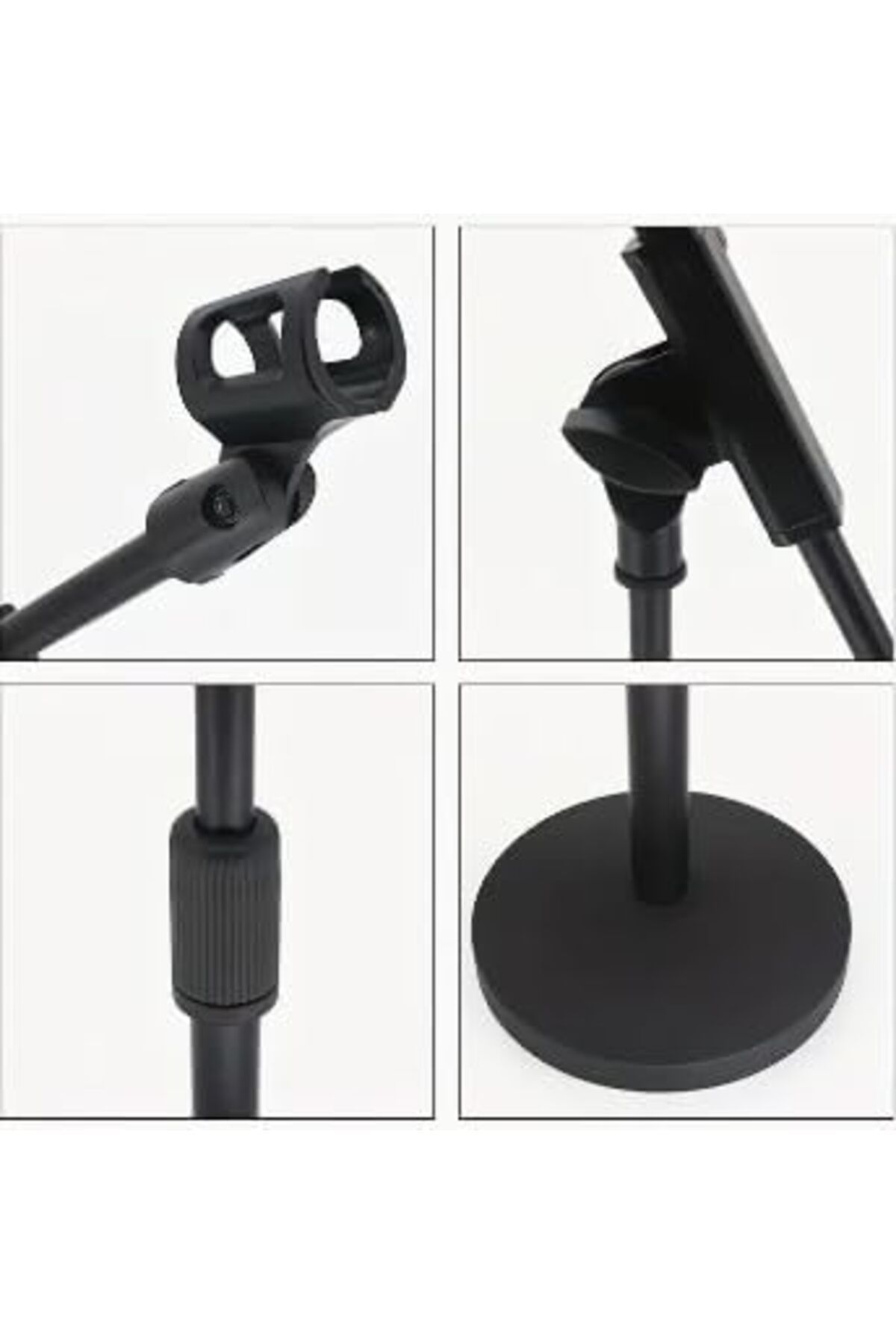 Generic-Professional Recording Microphone Table Stand (CS1), Adjustable Microphone Scissor Arm Stand with He 7