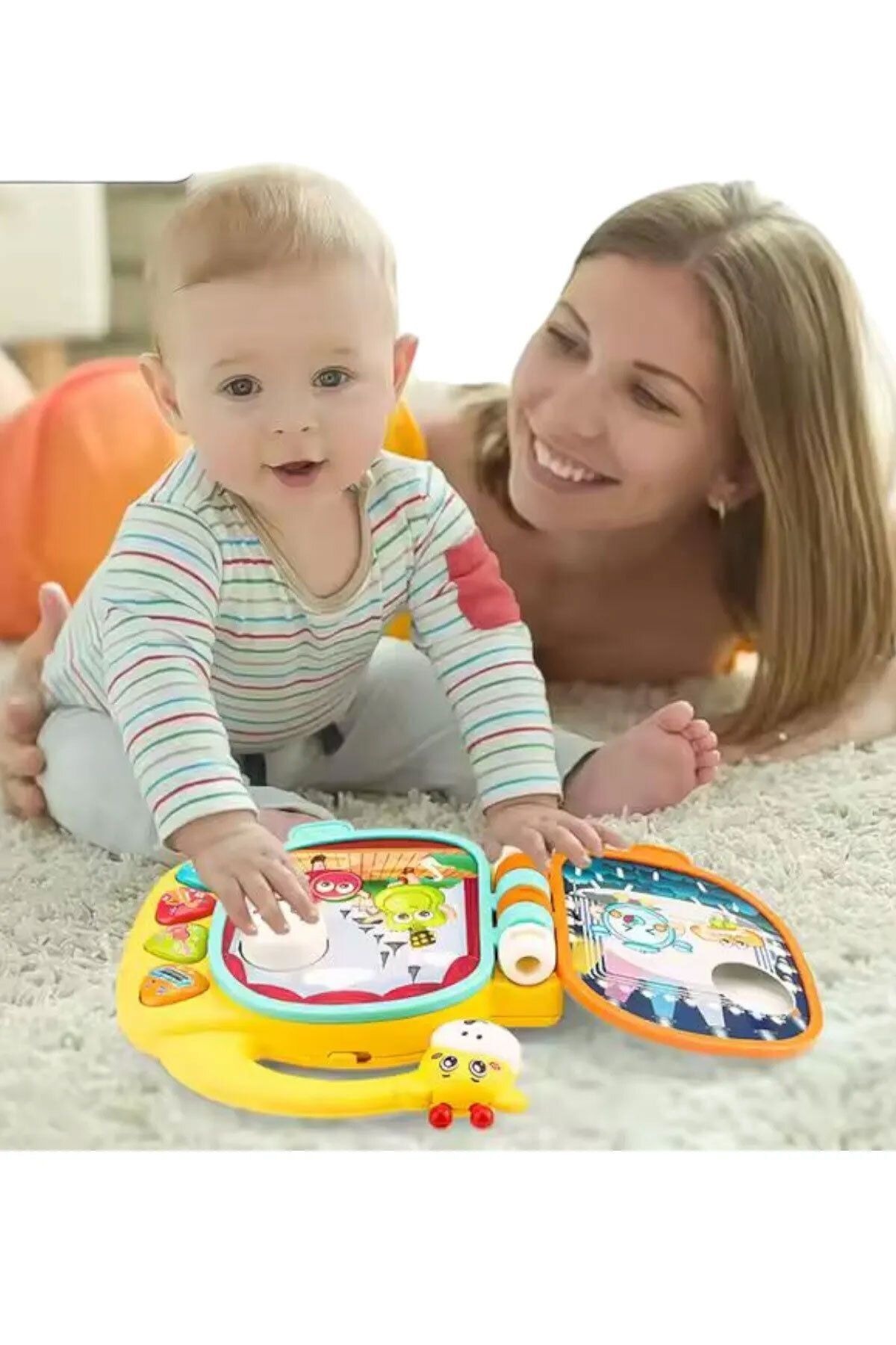 Shoplandu Zürafa Müzikli Sesli Oyun Kitabı - Eğitici Dokunmatik Sesli Ve Renkli Oyuncak fotoğrafı 2 (önizleme)