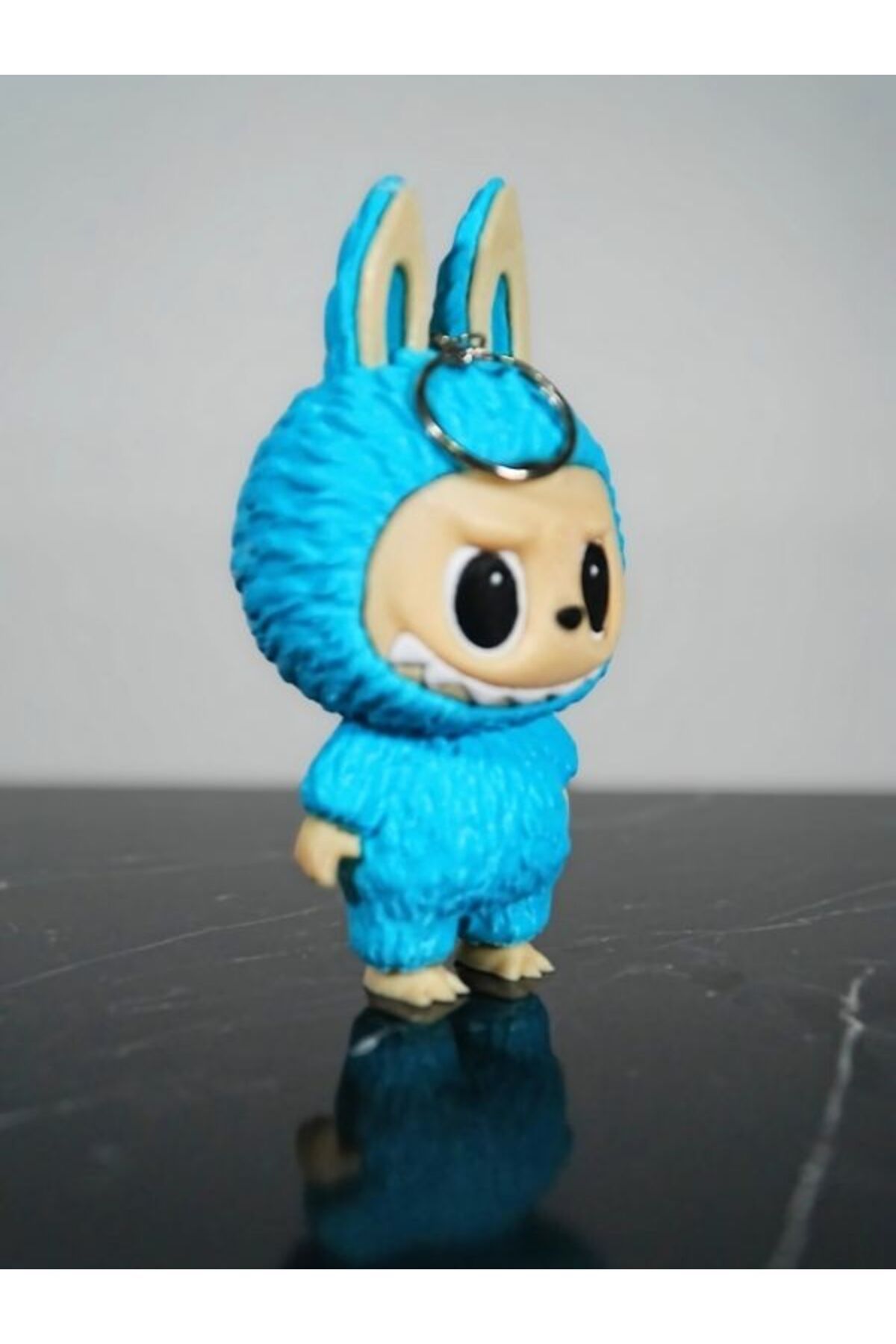 Lisinya-Labubu Turquoise Keychain with Character Figure - 13cm Quality 3