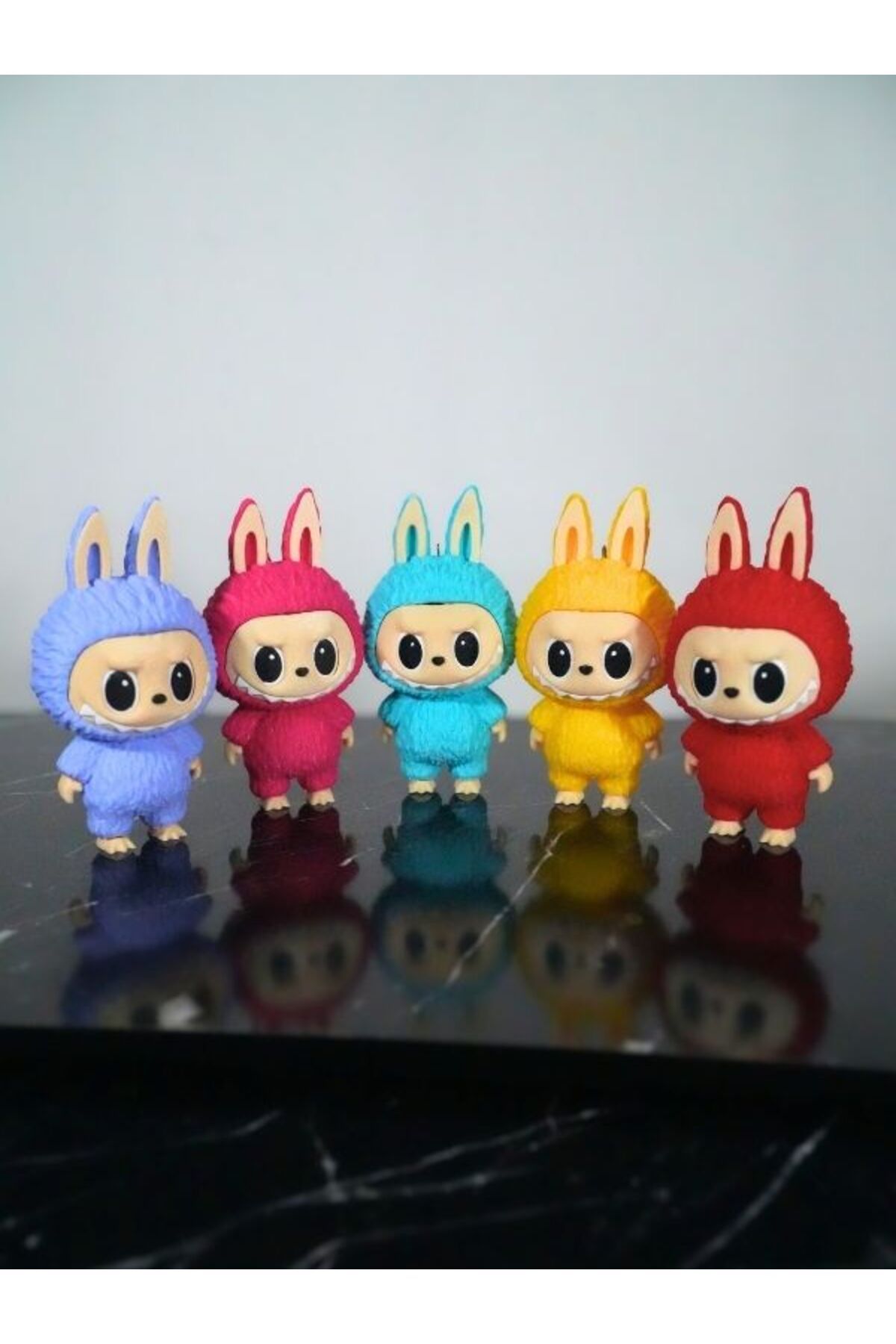 Lisinya-Labubu Surprise Color Character Figured Keychain 13cm 3