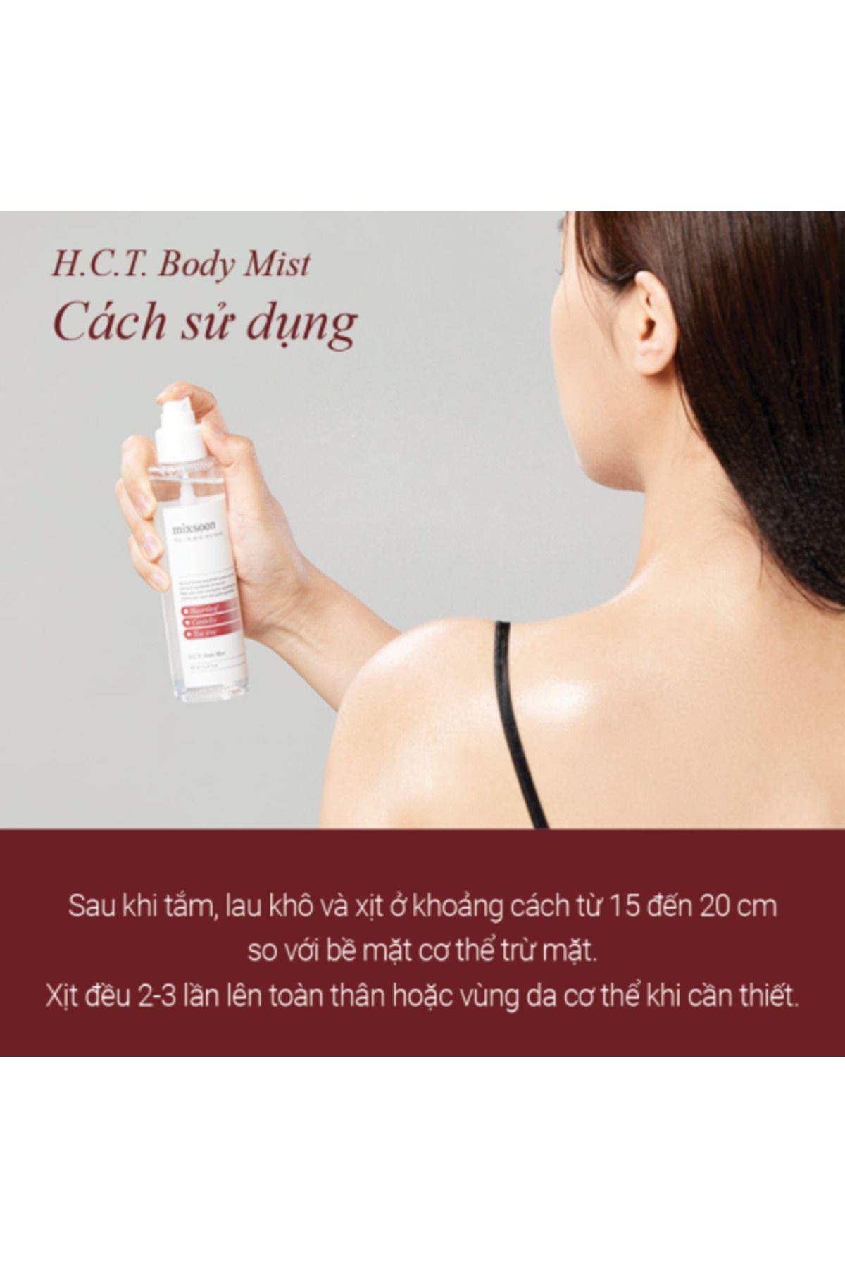mixsoon--H.C.T. Body Mist [150ml] 2