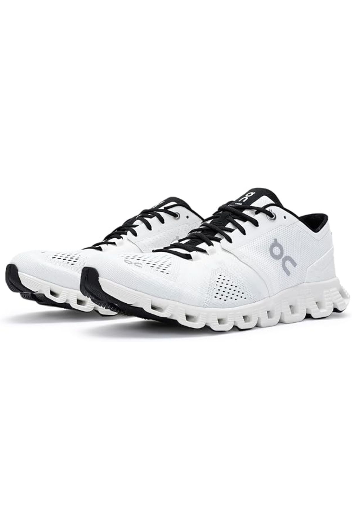 ON-Cloud X White Running Sneakers – Dual Density Insole & CloudTec Sole 2