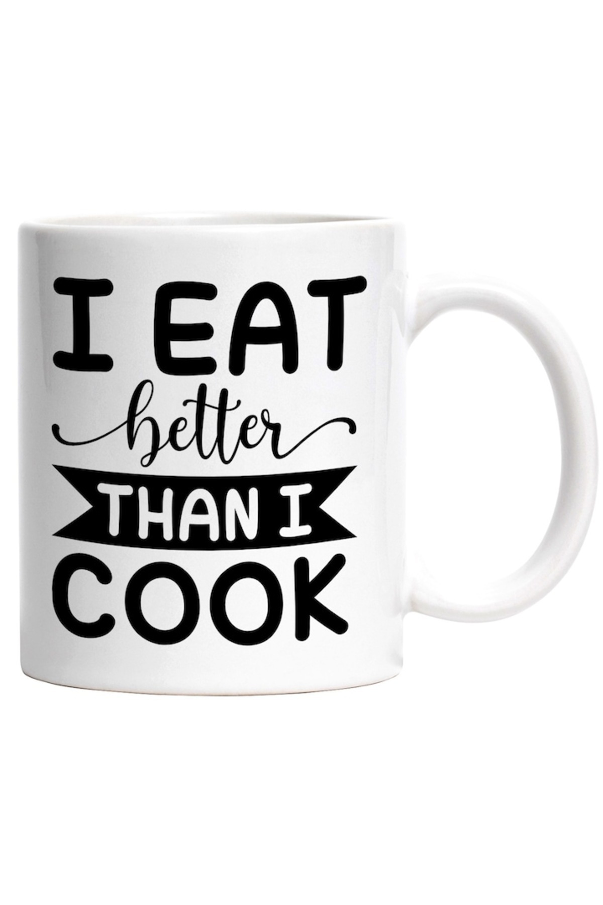 INOVATIX-Personalized white mug, for those who eat better than they cook, INOVATIX®. 330ml 1