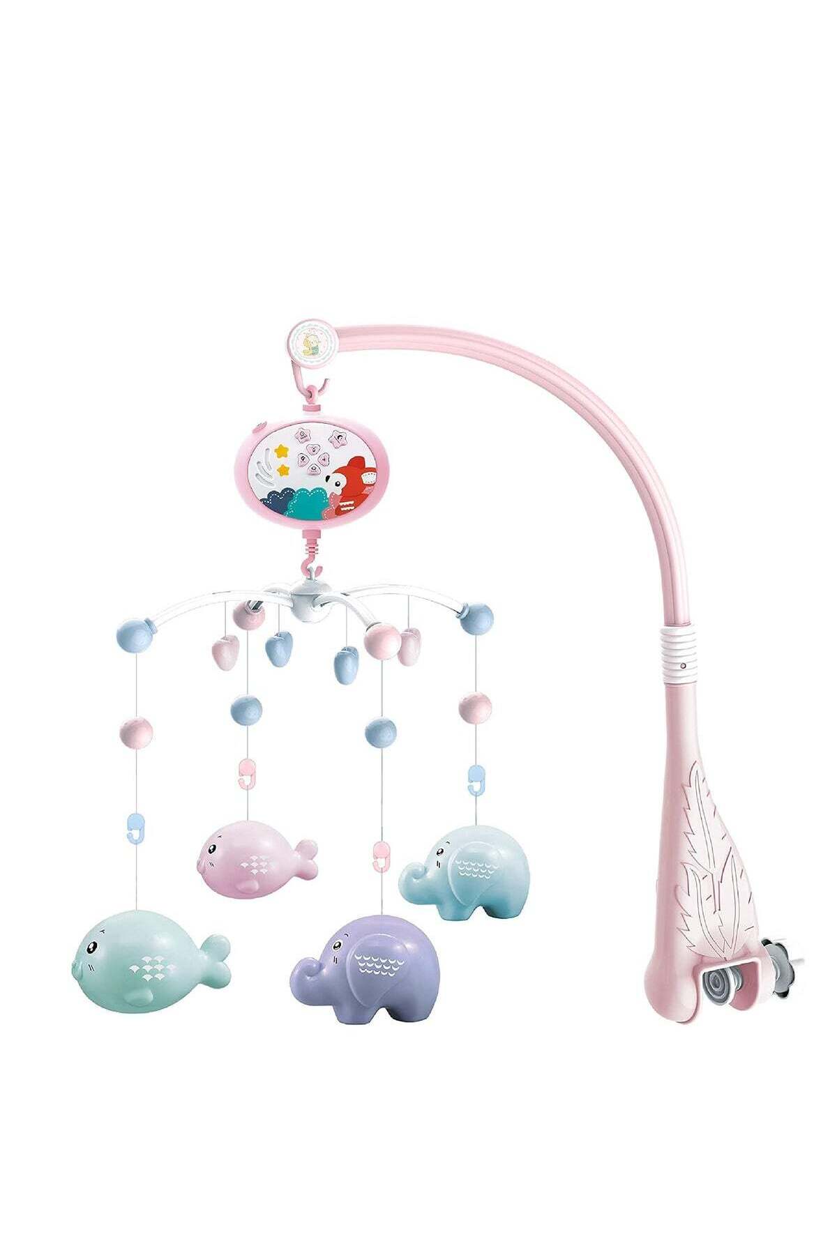 Rattle for hanging on the newborn baby's bed, equi...