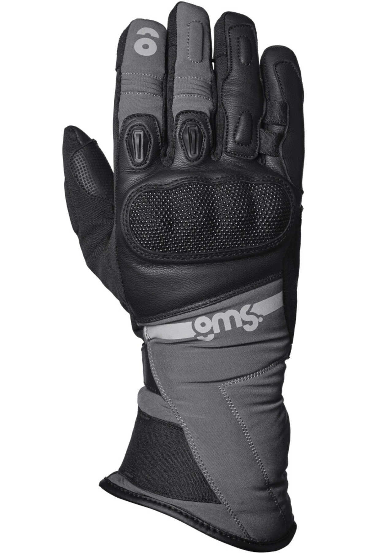 GMS Motosiklet Kışlık Eldiven Tylon SF WP Gloves - Black Grey