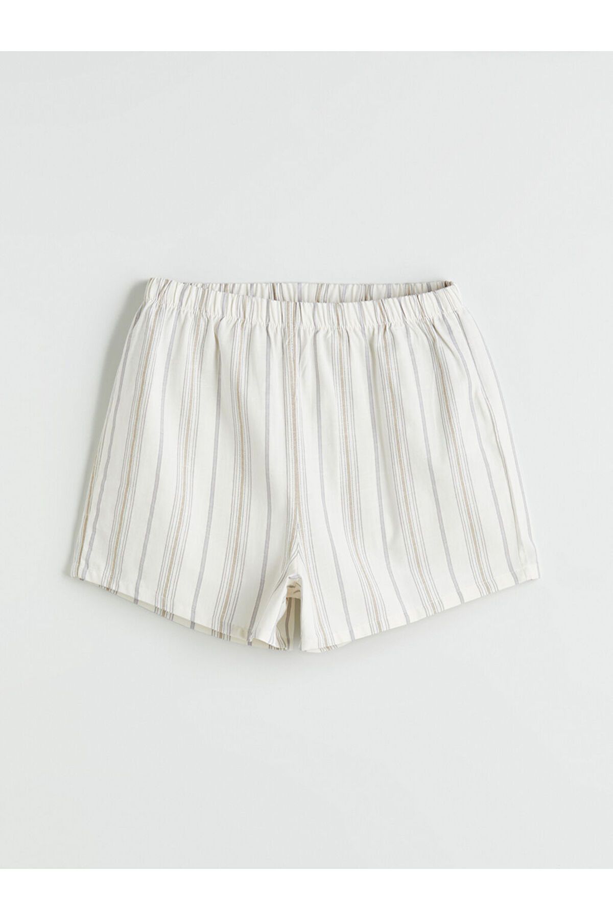 LC Waikiki-New Season Crew Neck Striped Women's Shorts Pajama Set - S5Jn71Z8 8