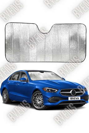 BYENS Araba Ön Cam Güneşlik Araç Oto Güneşlik Güneş Koruyucu Katlanabilir Van...