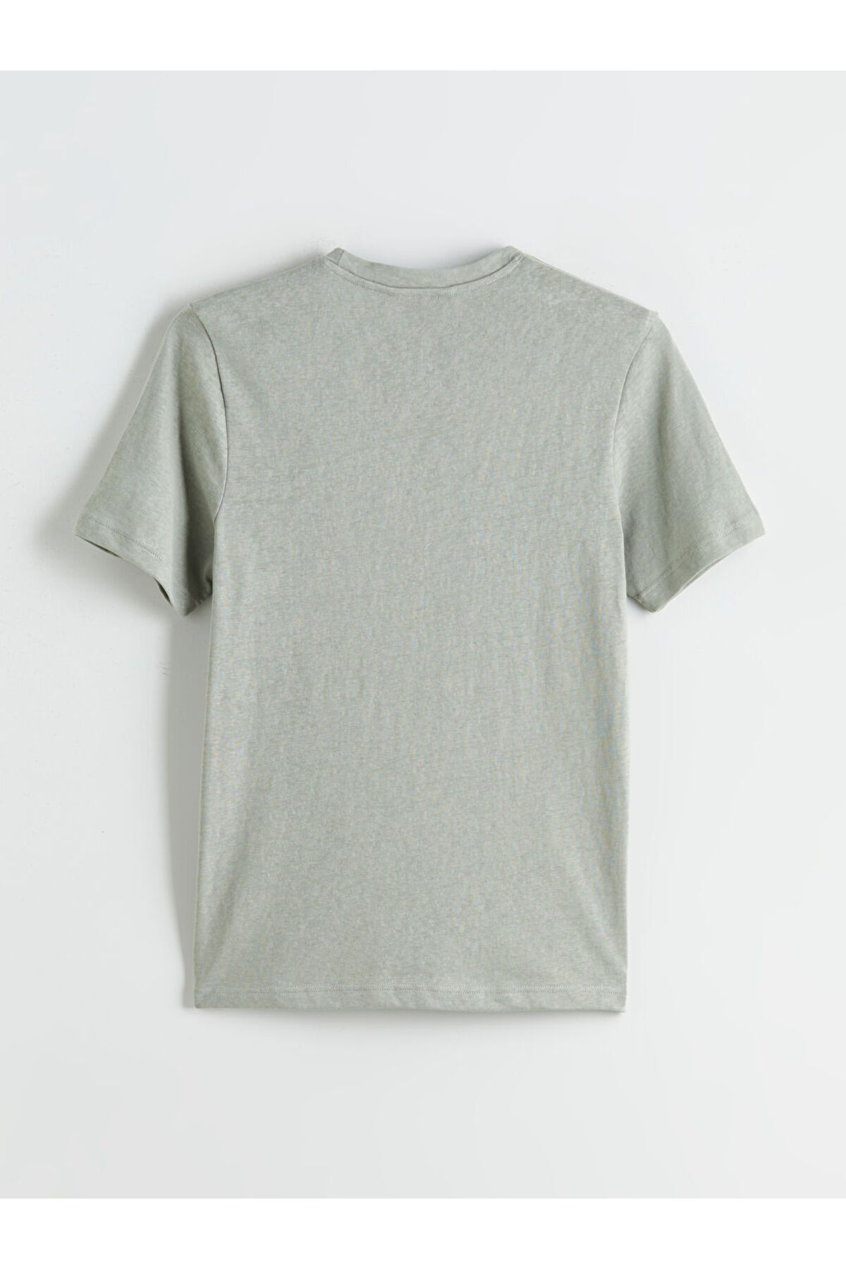 LC Waikiki-New Season Crew Neck Combed Cotton Ανδρικό Tisort - S5R283Z8 2