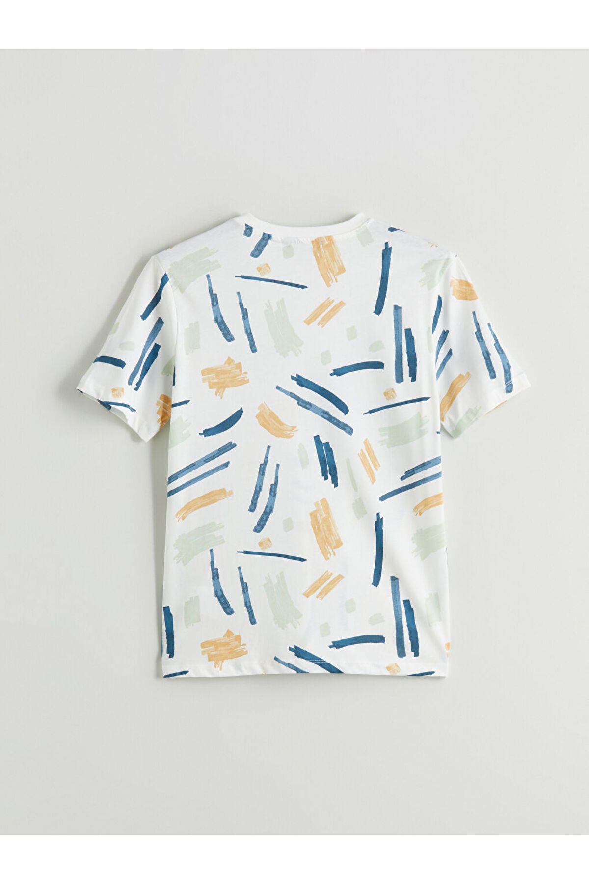 LC Waikiki-New Season Crew Neck Printed Combed Cotton Men's T-Shirt - S5Qb27Z8 2
