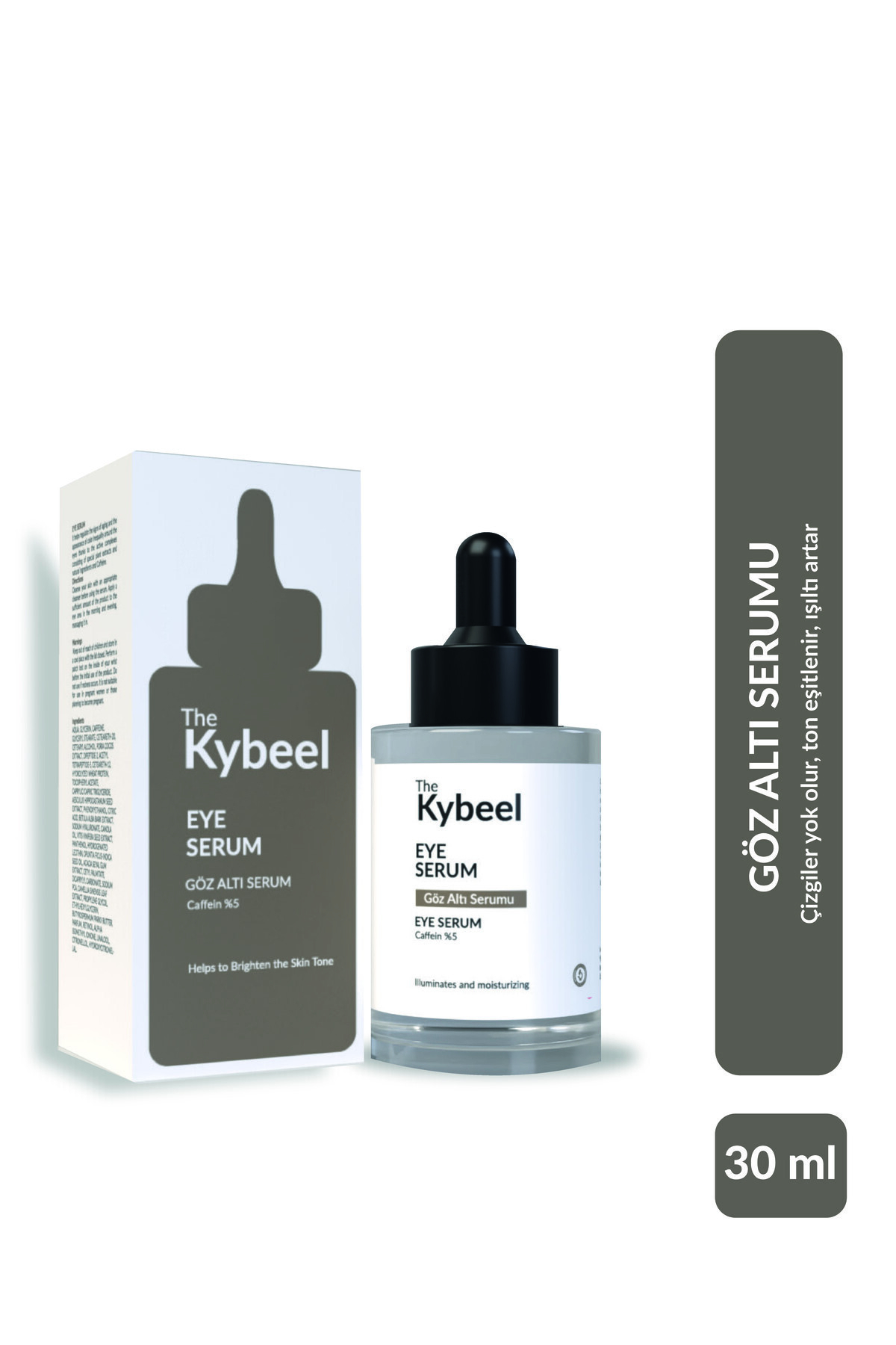 THE KYBEEL Torbalanma Karşıtı, Aydınlatıcı Kafein Göz Altı Serumu 30 ml