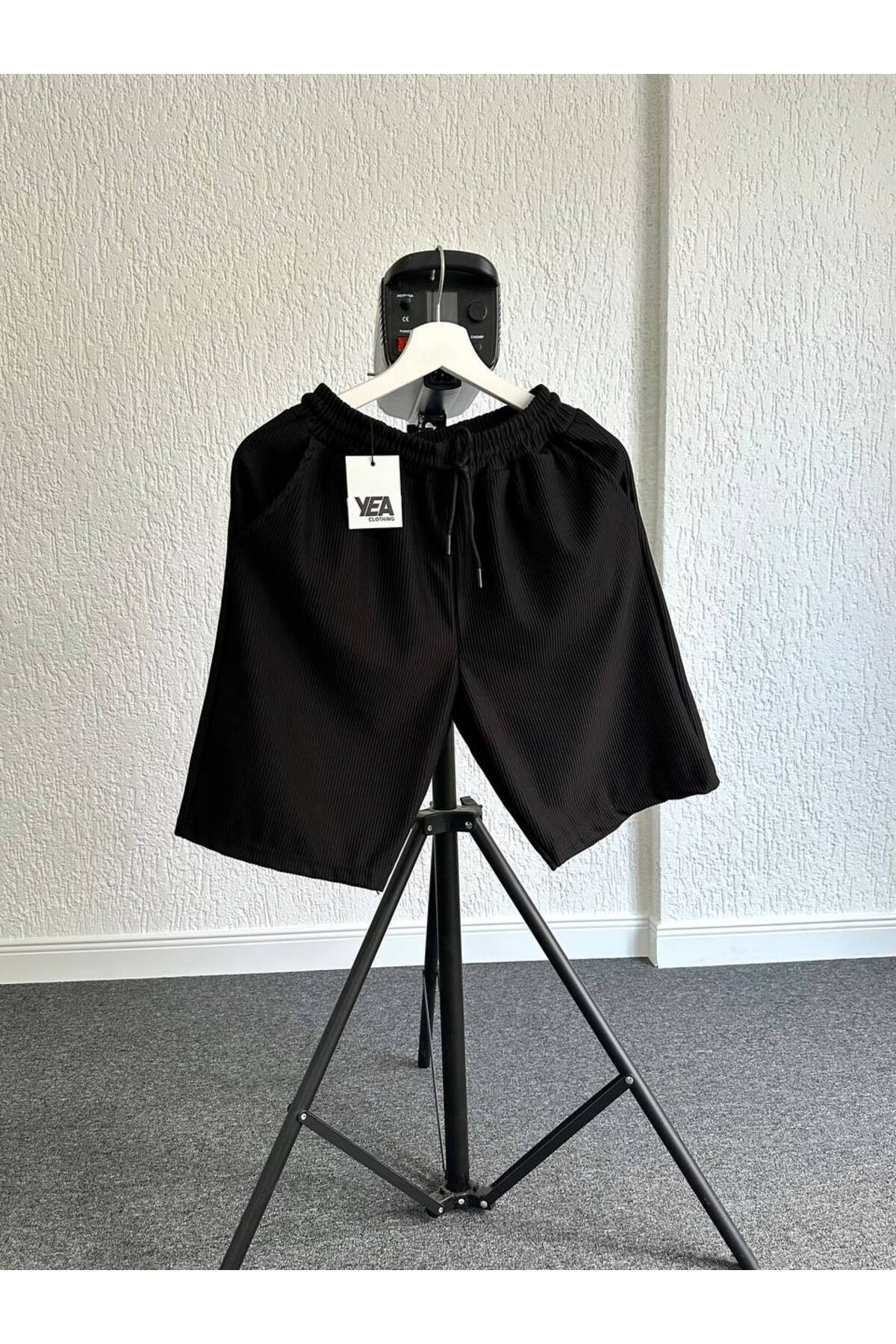 tetramoda  Ottoman Fitilli Kumaş Regular Kalıp Erkek Şort - Görsel 2