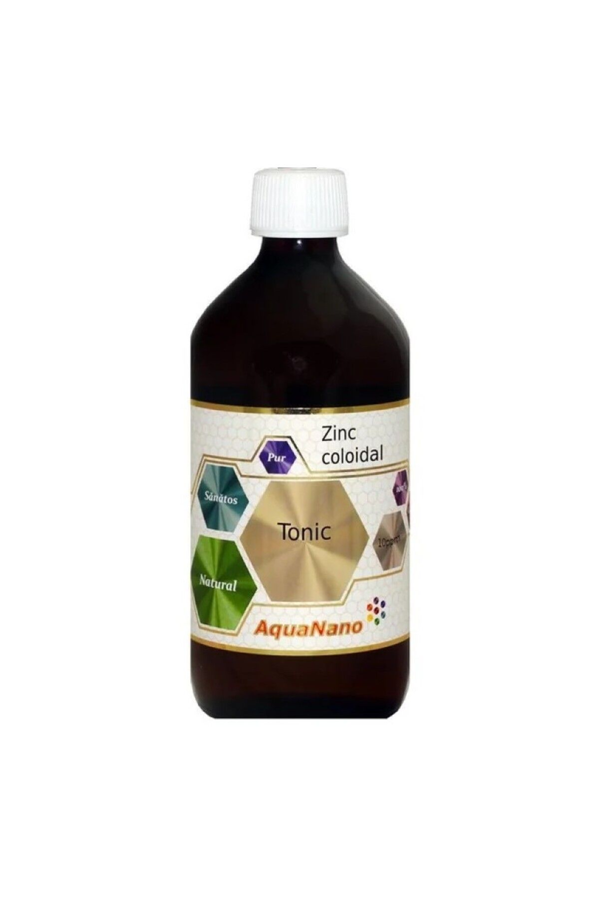 Aghoras Zinc Coloidal 10ppm Aquanano Tonic Revitalizant 480 Ml Aghoras - One Size