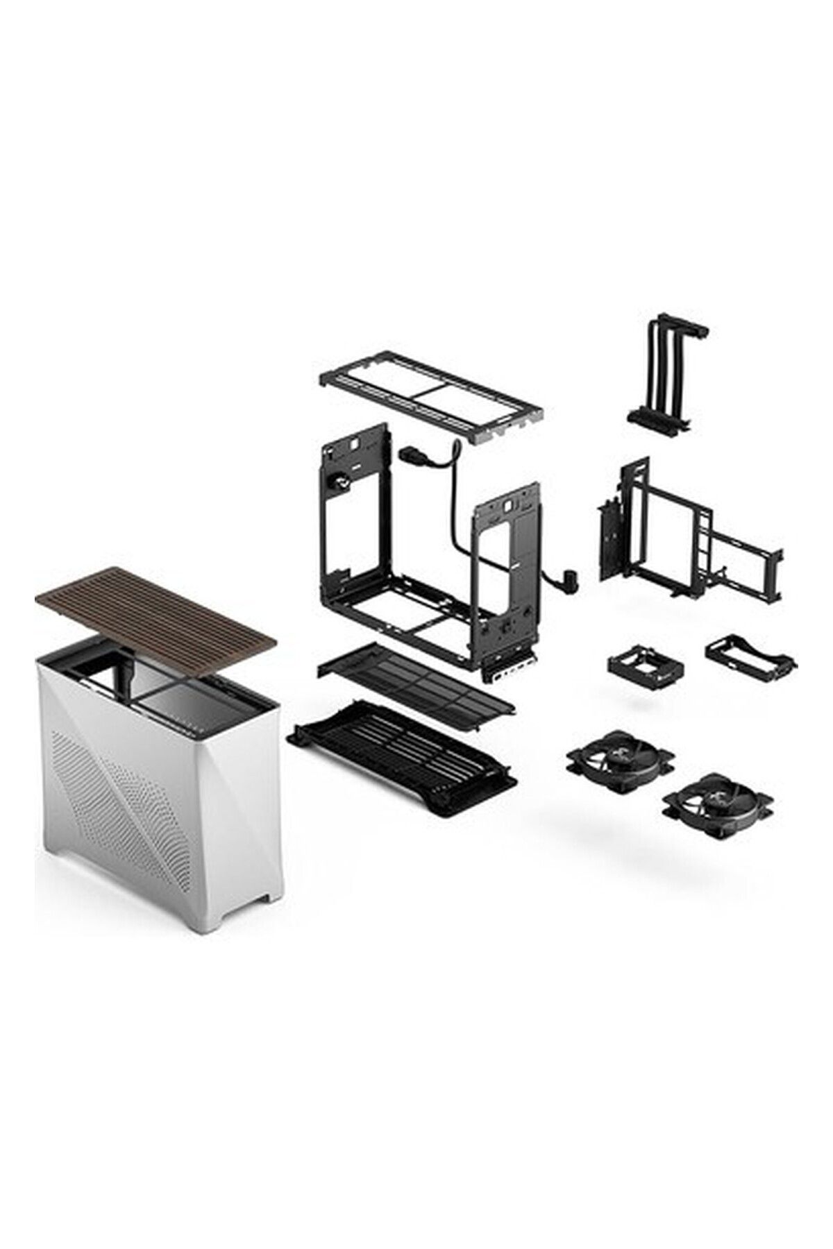Fractal Design-Fractal Design Era 2 Charcoal Mini ITX Tower Case (Silver) 2