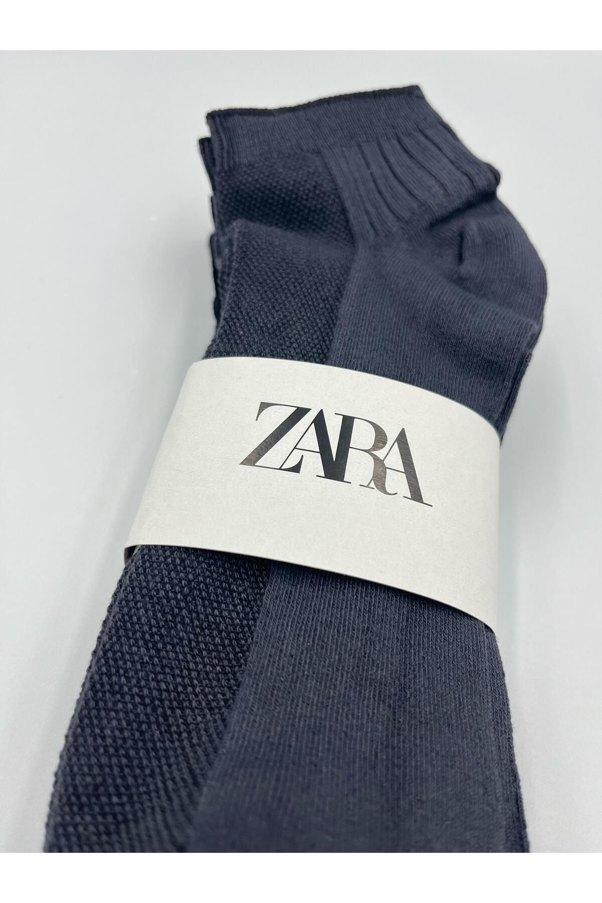 ZaraMan-6 Pairs Zara Men's Bamboo Seamless Mesh Soft Basic Booties Socks 4