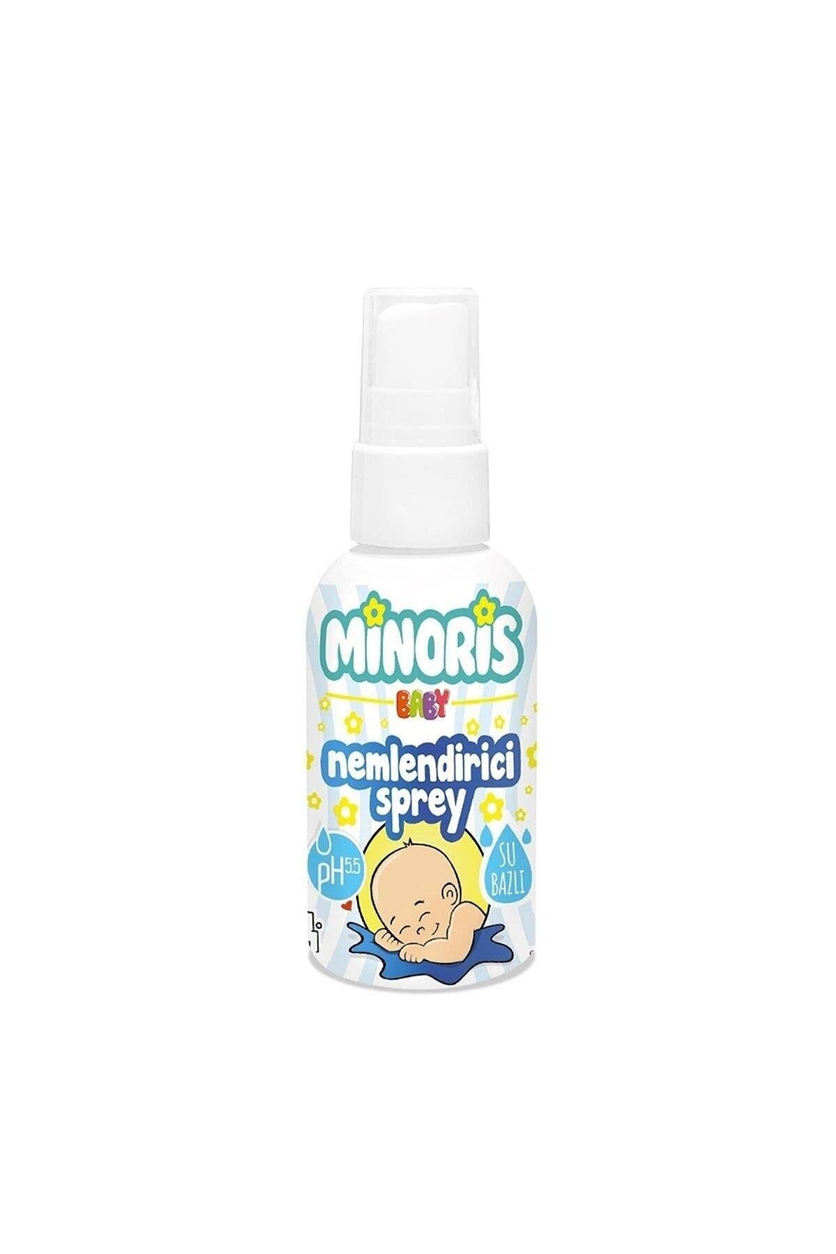 Minoris Baby Su Bazlı Nemlendirici ve Baby Pişik Önleyici Sprey 100ml Parfümsüz, Vegan fotoğrafı 3 (önizleme)