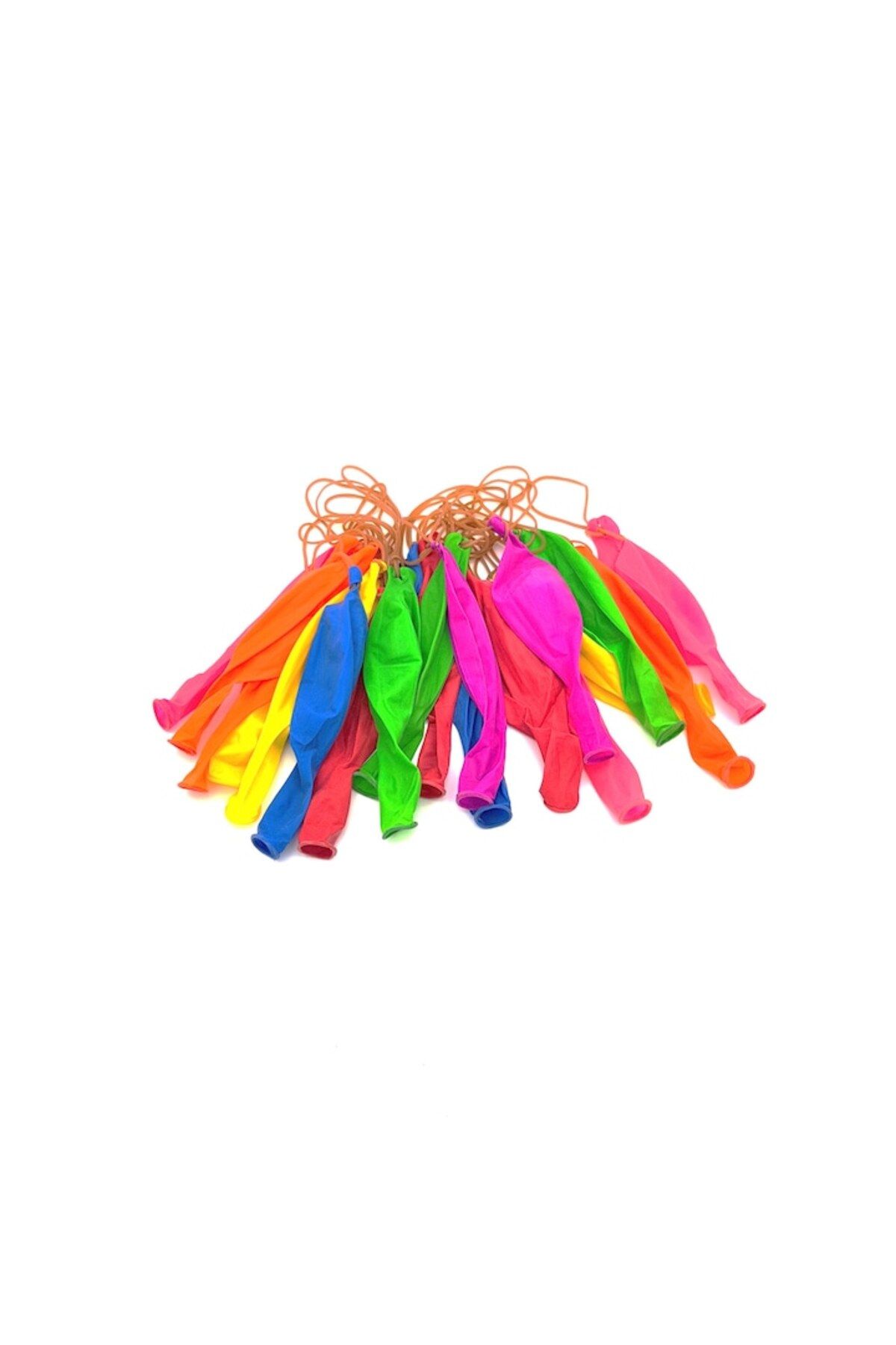 ABS-Set 50 multicolor balloons with string 45 cm 3