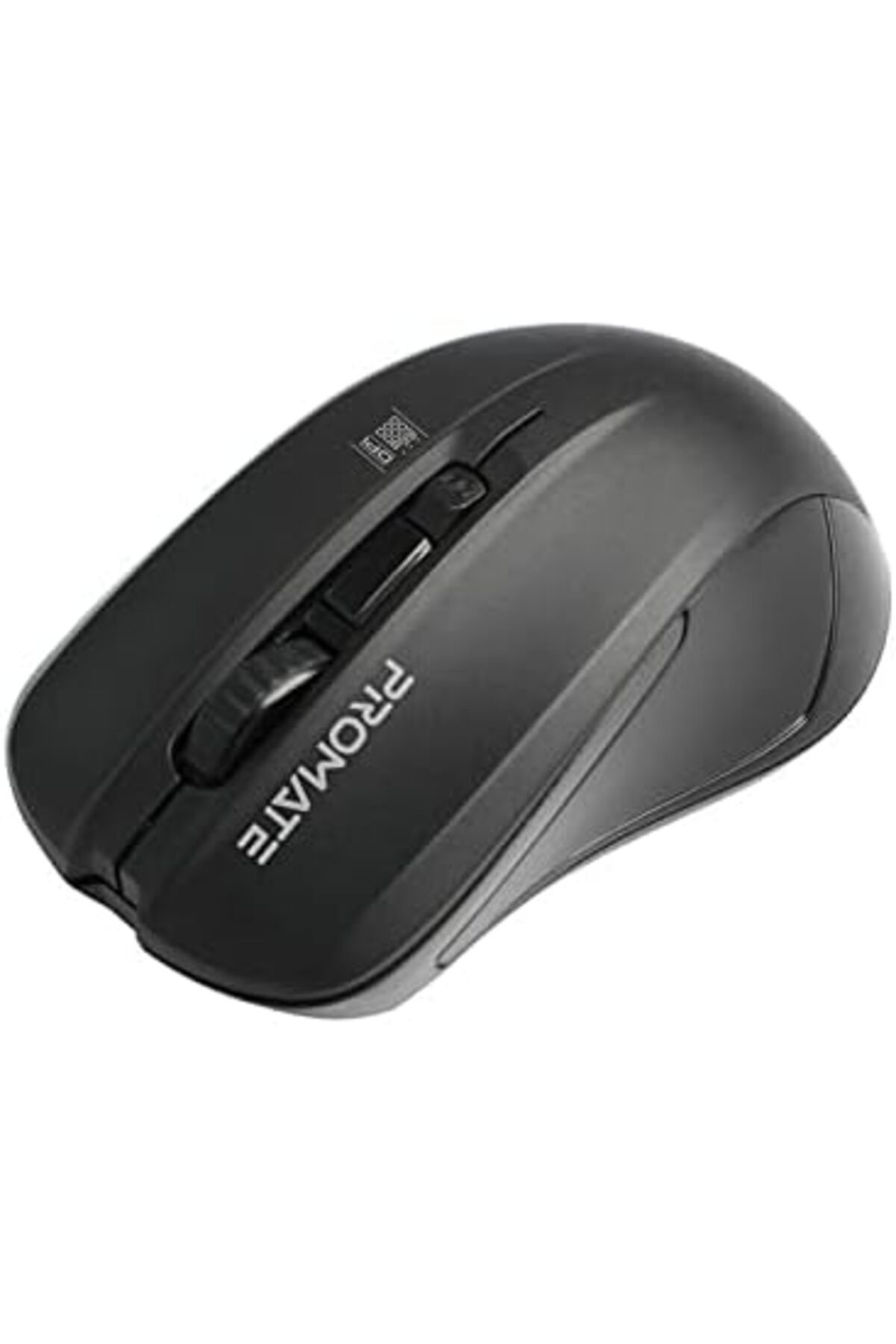 Promate-Promate Ambidextrous Wireless Mouse, Ergonomic 2.4GHz High-Precision Optical Mouse with 10m Range, N 2