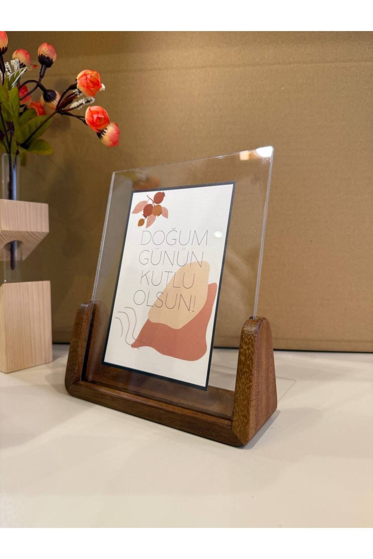 NO ON ATÖLYE-Solid Handmade Plexiglass Photo Picture Frame (Ireko Tree) the Frame Comes Empty. 6