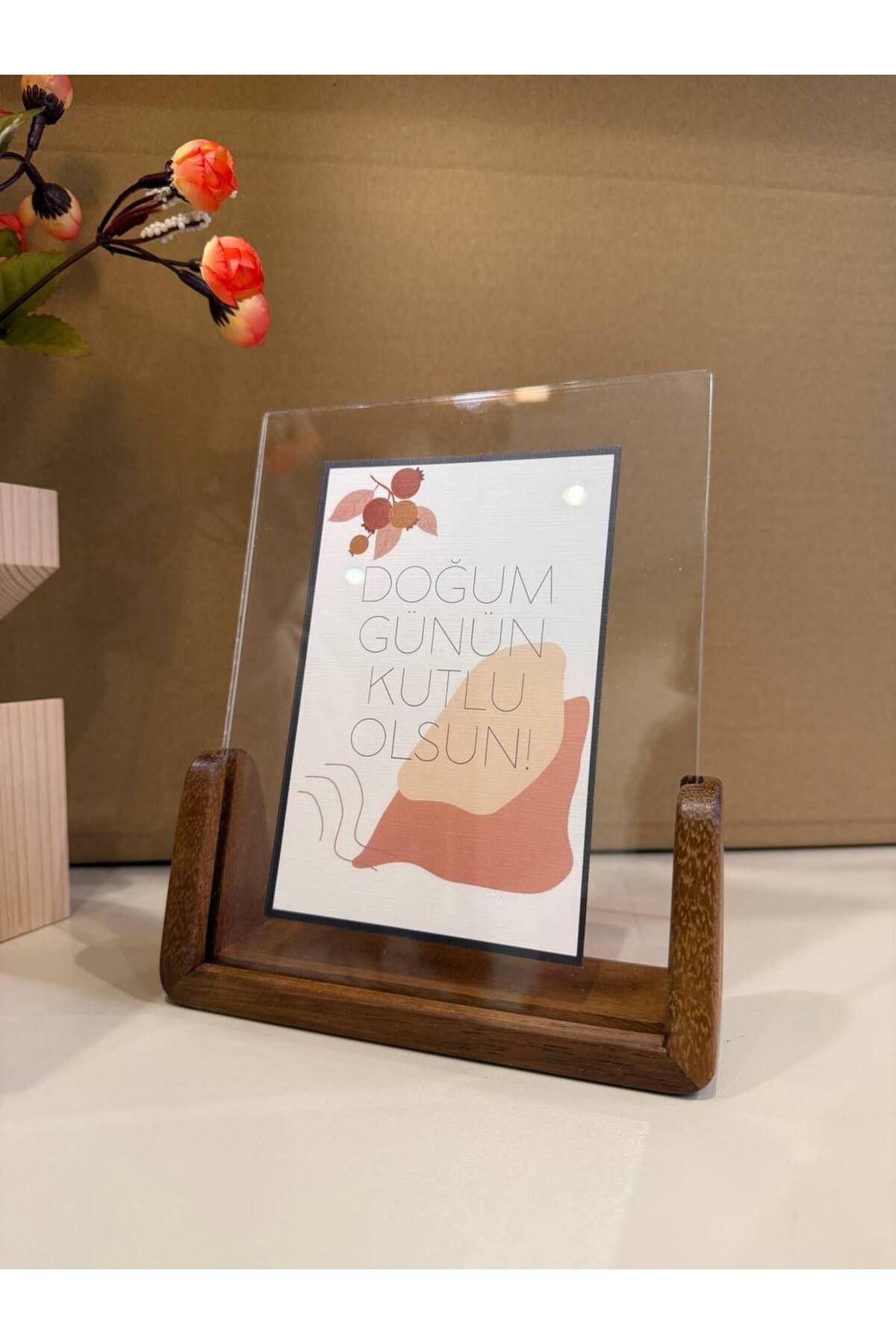NO ON ATÖLYE-Solid Handmade Plexiglass Photo Picture Frame (Ireko Tree) the Frame Comes Empty. 7