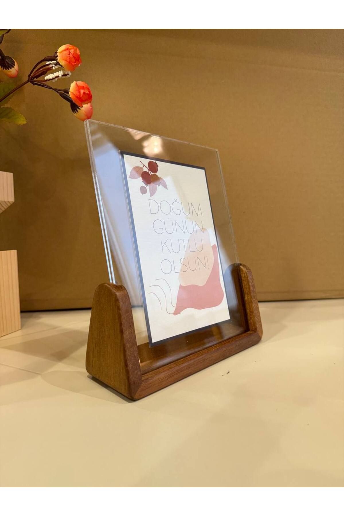 NO ON ATÖLYE-Solid Handmade Plexiglass Photo Picture Frame (Ireko Tree) the Frame Comes Empty. 5
