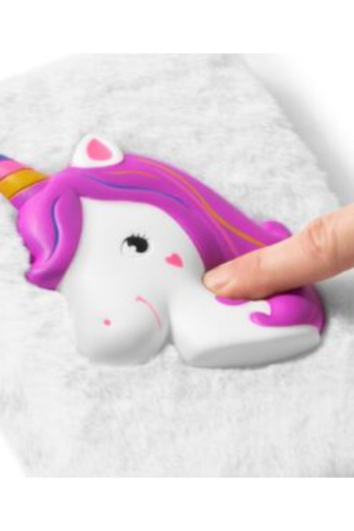 Gadget Master-Unicorn Notebook with Soft Fur A5 8