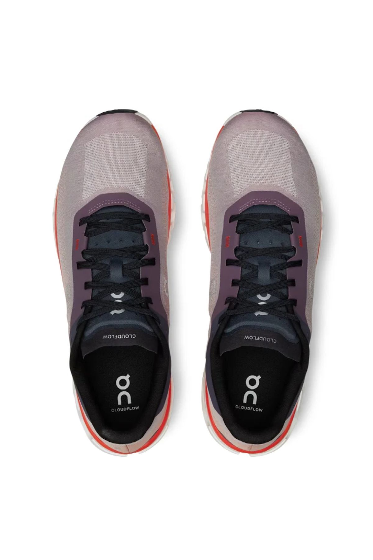 ON-Cloudflow 4 Running Shoes – Quartz/Flame – Ultra-Responsive with Forward Roll Feel 5