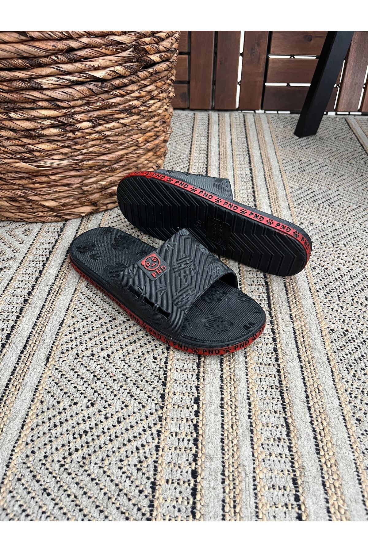 Behtah Kundura-Unisex Anatomical Non-Slip Sole Bathroom Pool Wc Daily Slippers Panda 3
