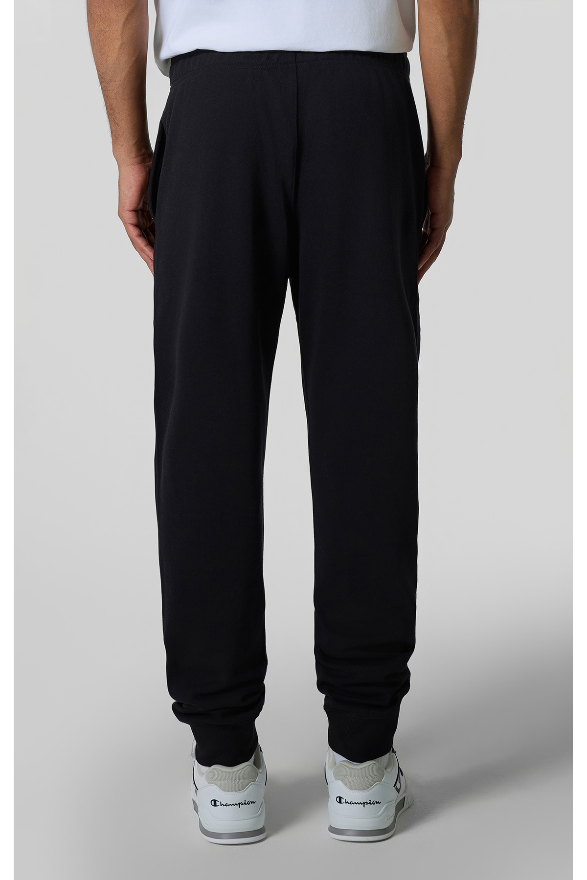 Champion Icons Rib Cuff Pants Siyah Erkek Eşofman Altı-220733-KK001 görsel 3
