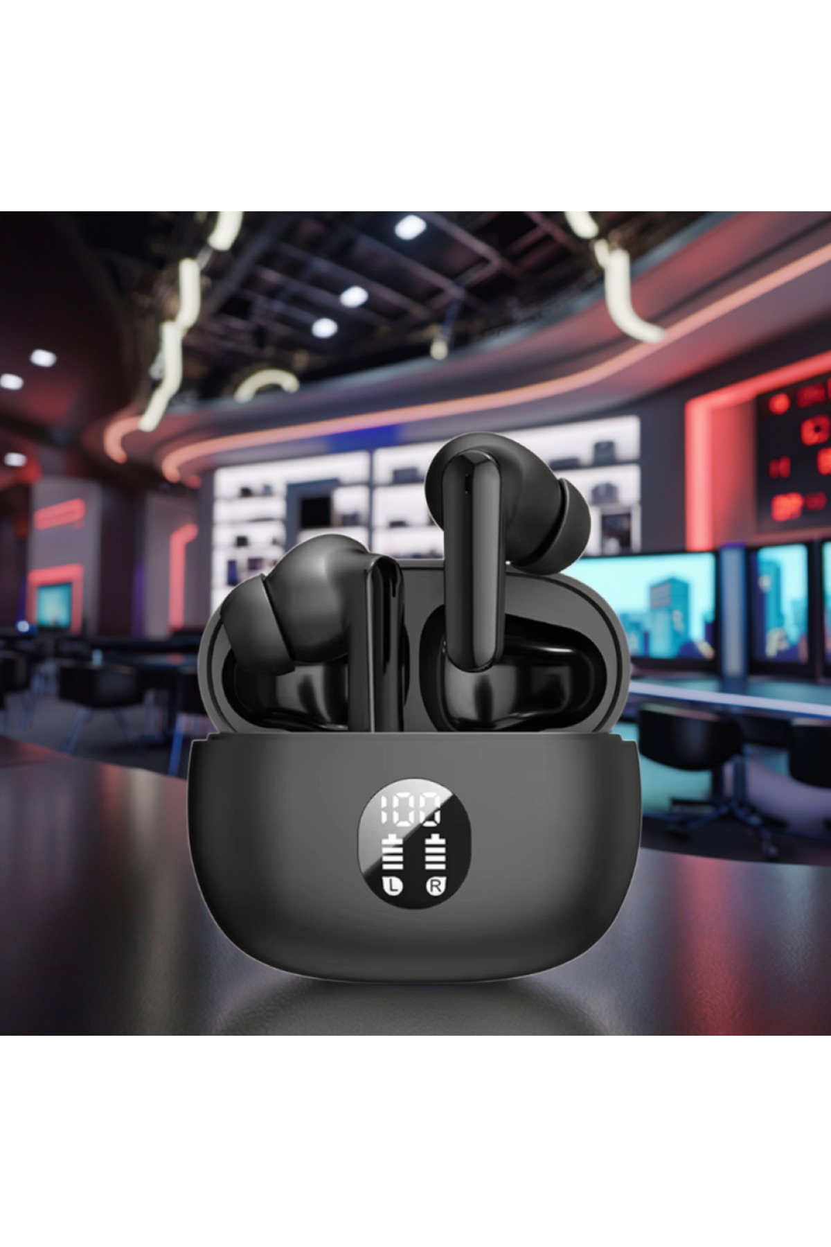 OEM-Wireless TWS M69 In-Ear Headphones with Bluetooth, LED Display, Noise Cancelling ANC, Microphone 2