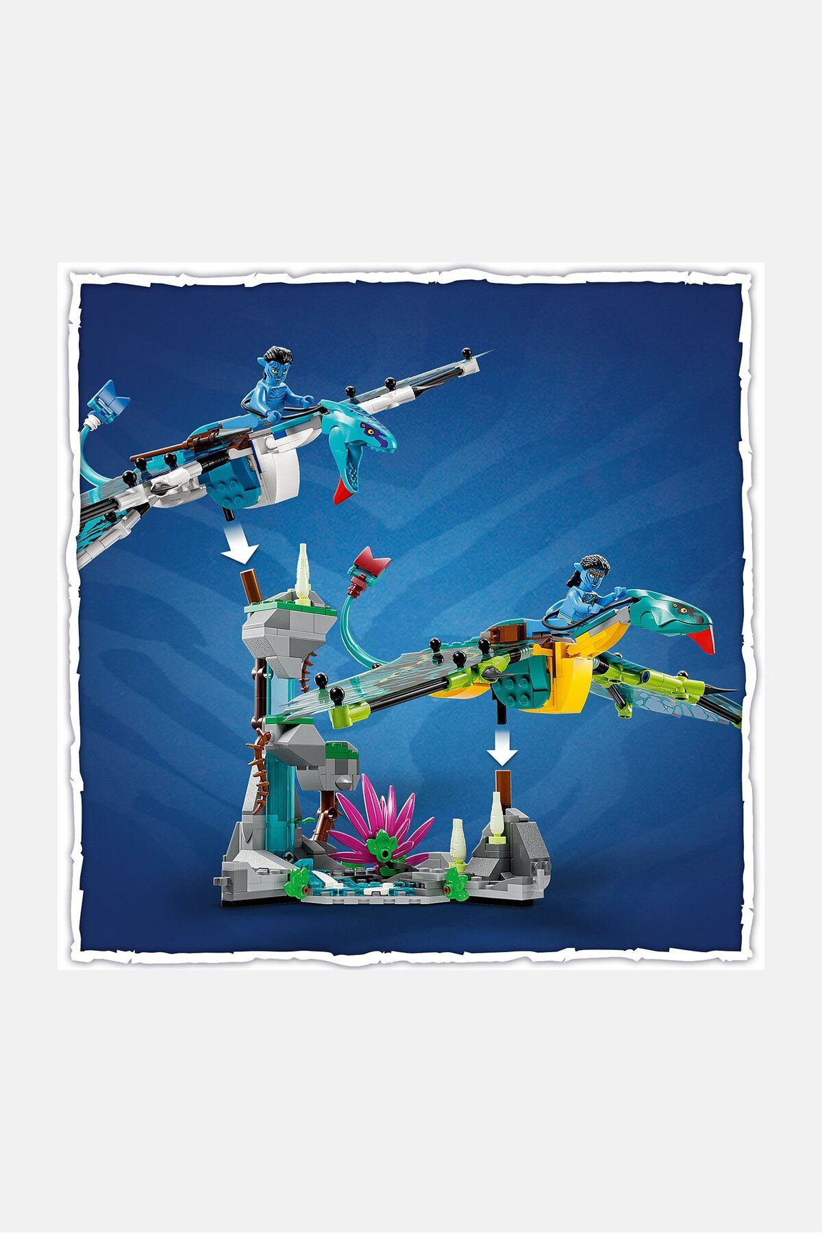 LEGO-Avatar 75572 Jake And Neytiris First Banshee Flight 4