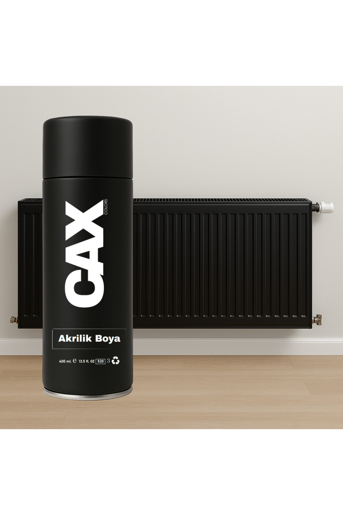 caxcolors ISIYA DAYANIKLI RADYATÖR KALORİFER PETEK SPREY BOYA 400ML