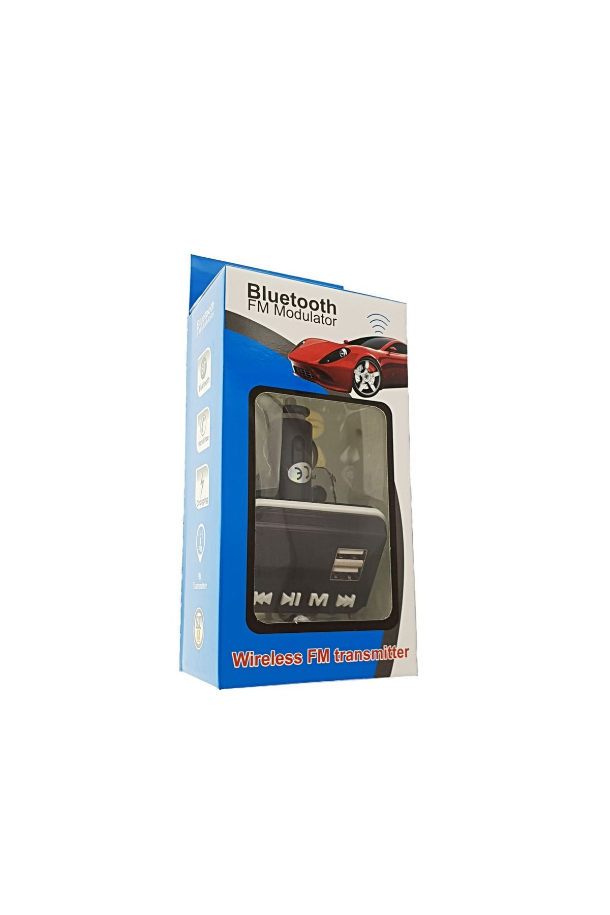 OEM-FM Transmitter with Bluetooth, USB and microSD player, with USB charging 6