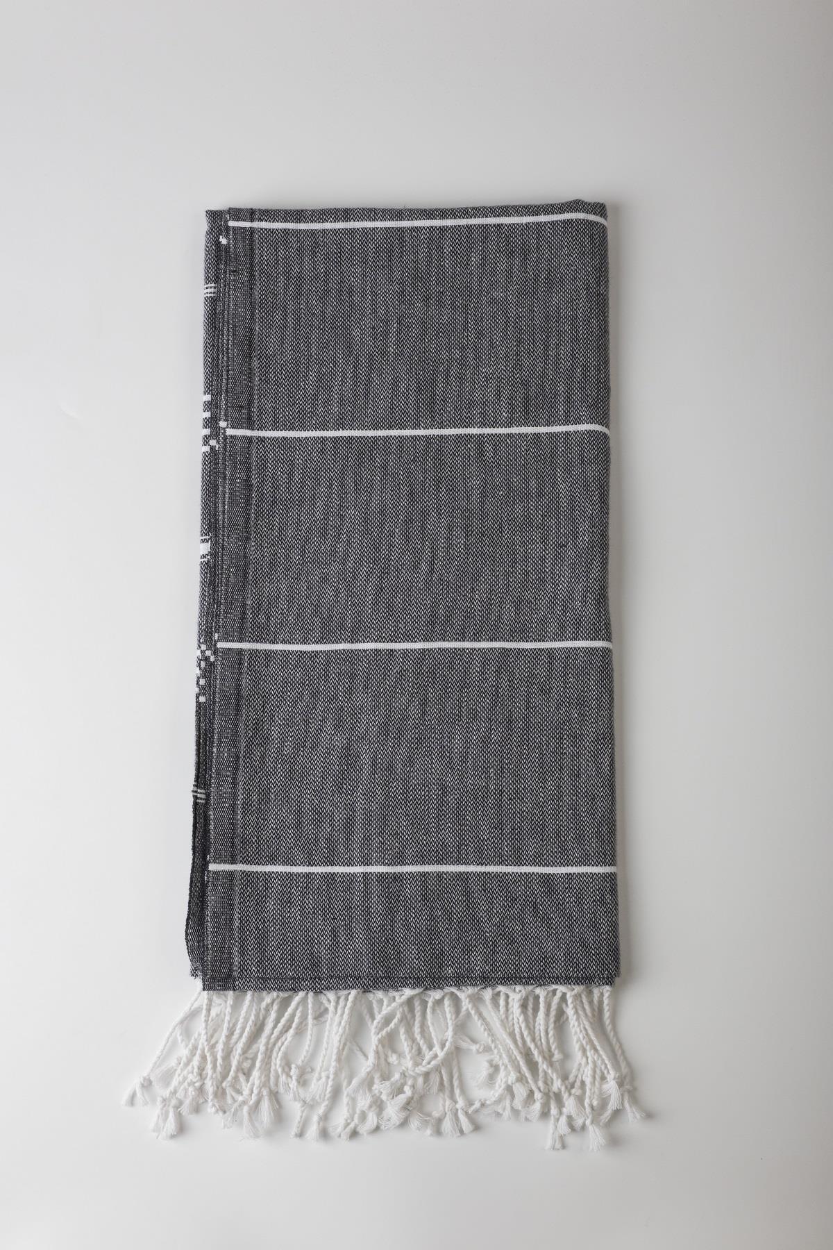 Organic Certified 100% Cotton Striped Sultan Peshtamal / Beach, Turkish Bath, Sauna, Spa, Pool Towel