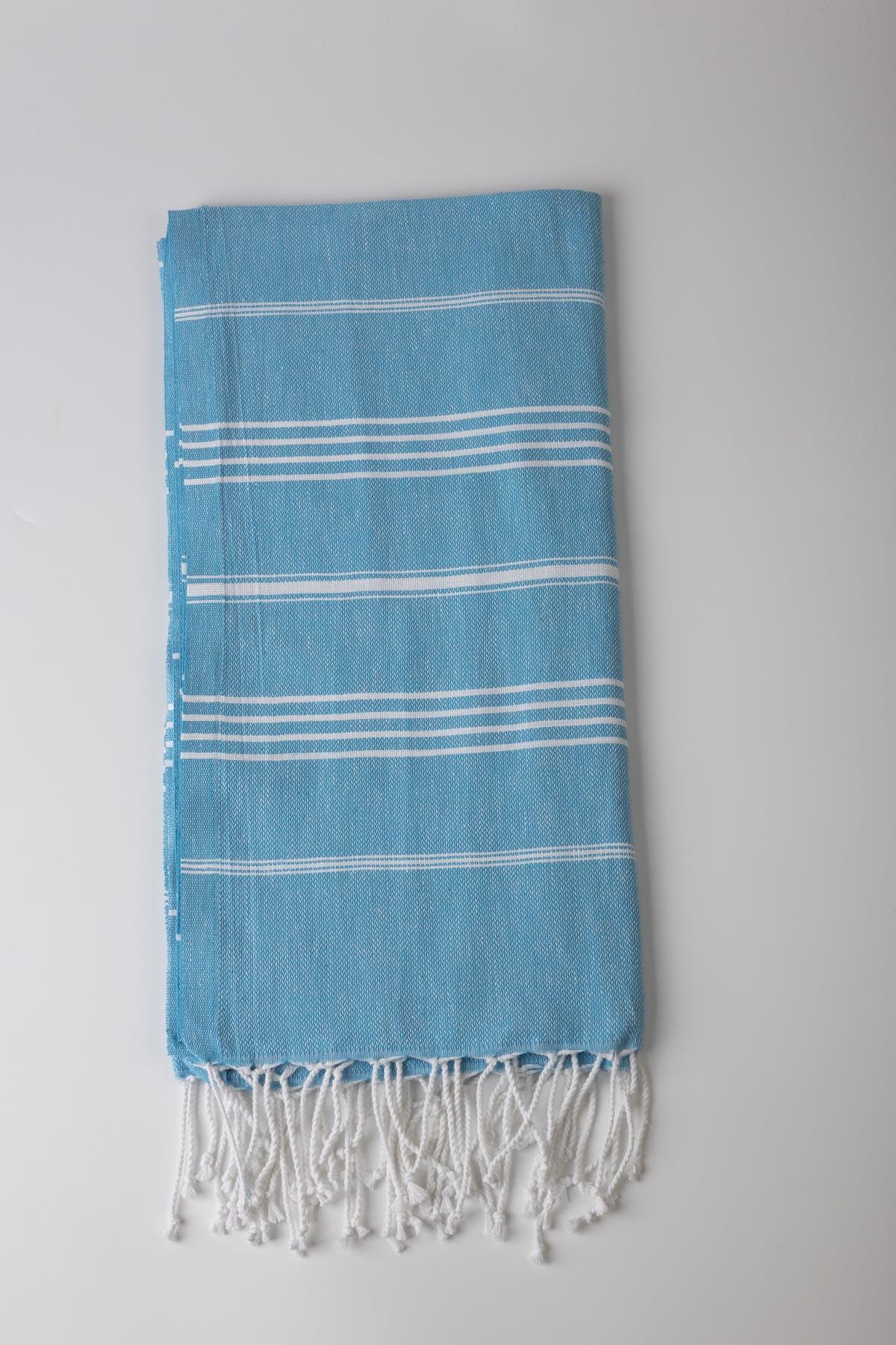 Organic Certified 100% Cotton Striped Sultan Peshtamal / Beach, Turkish Bath, Sauna, Spa, Pool Towel